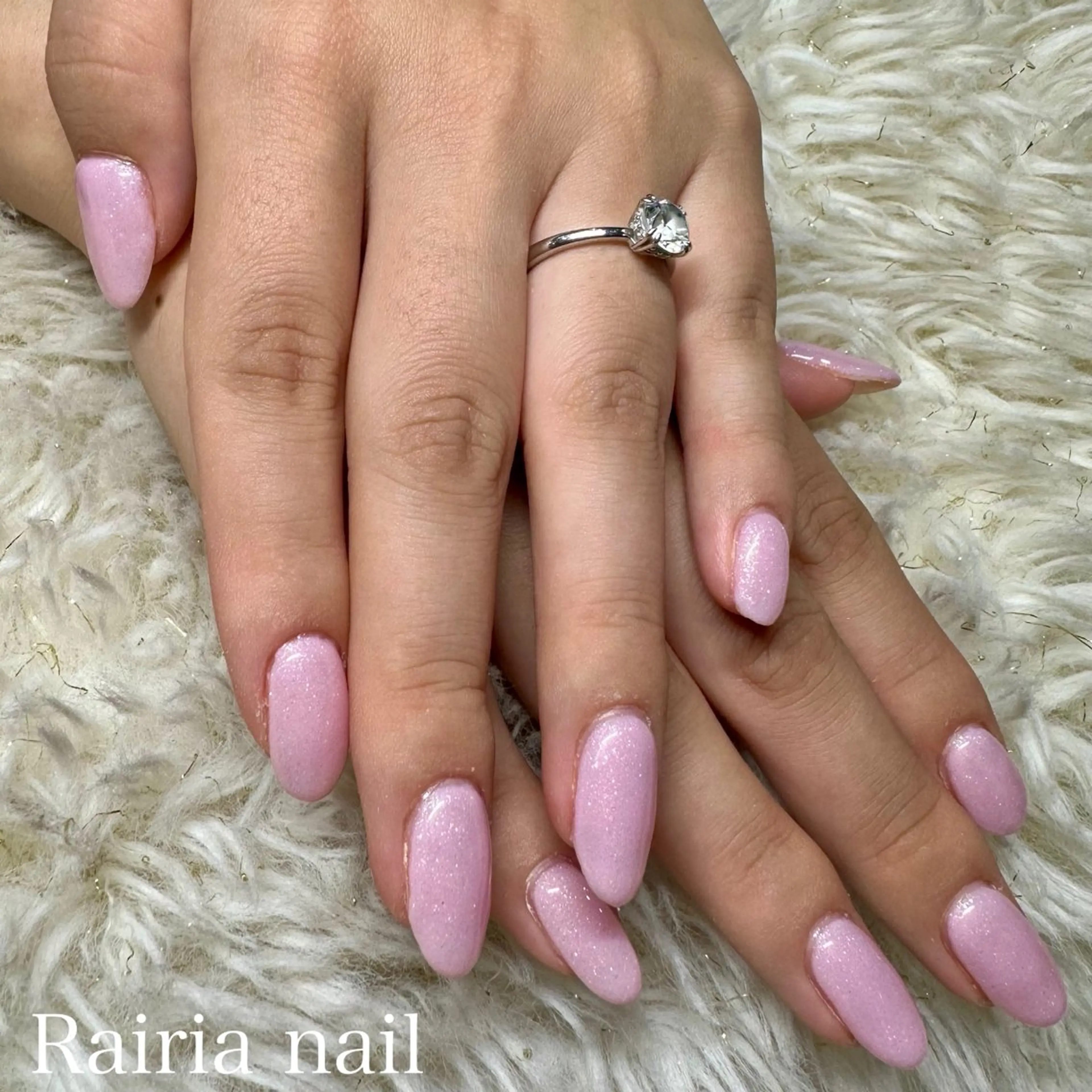 ネイル ジェルネイル ワンカラーネイル パラジェル ハンドネイル Rairia nail所属・miku. mのネイルデザイン