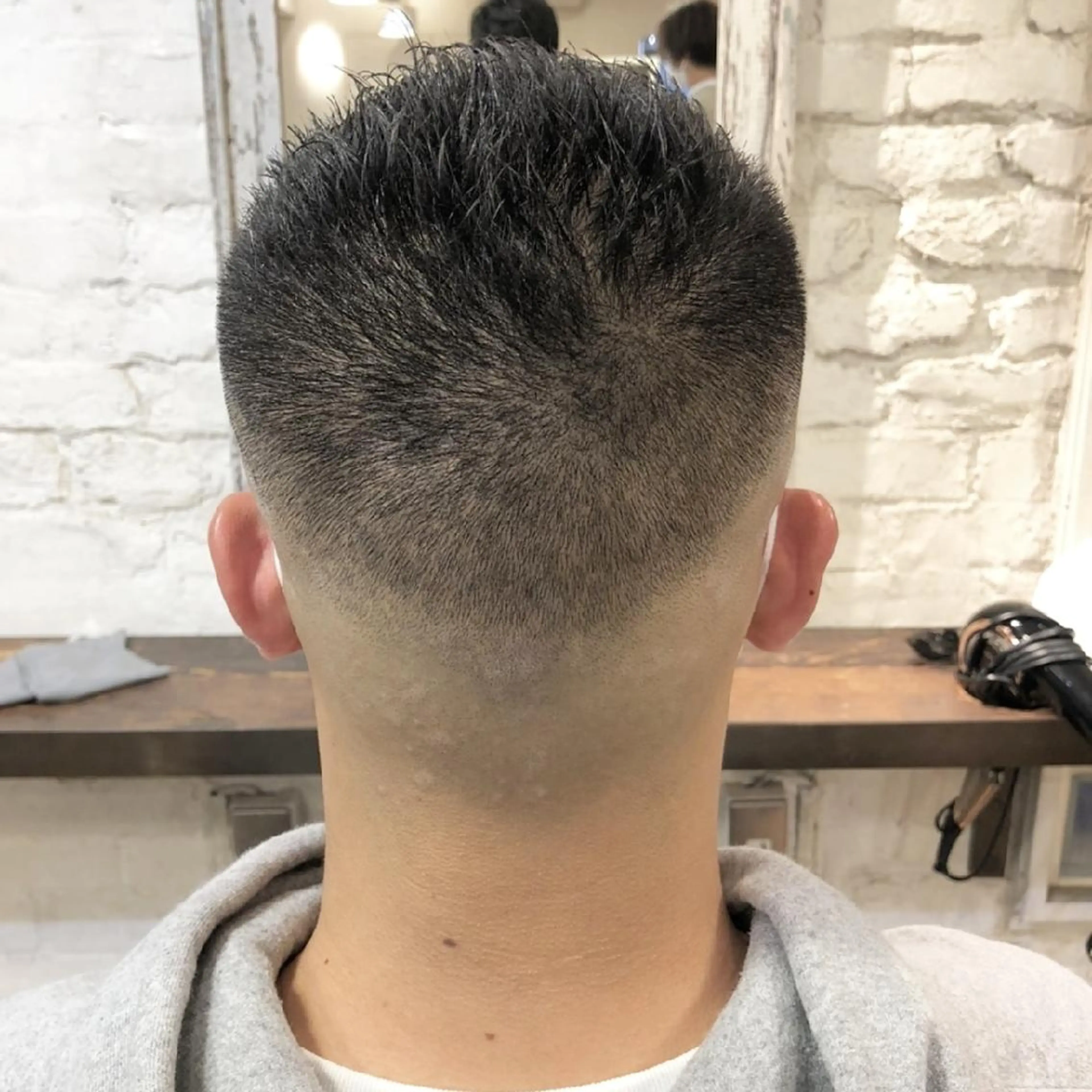 ショート メンズ カット Hair make ONE  008所属・メンズ/フェード/ バーバー/盛山大地のヘアスタイル