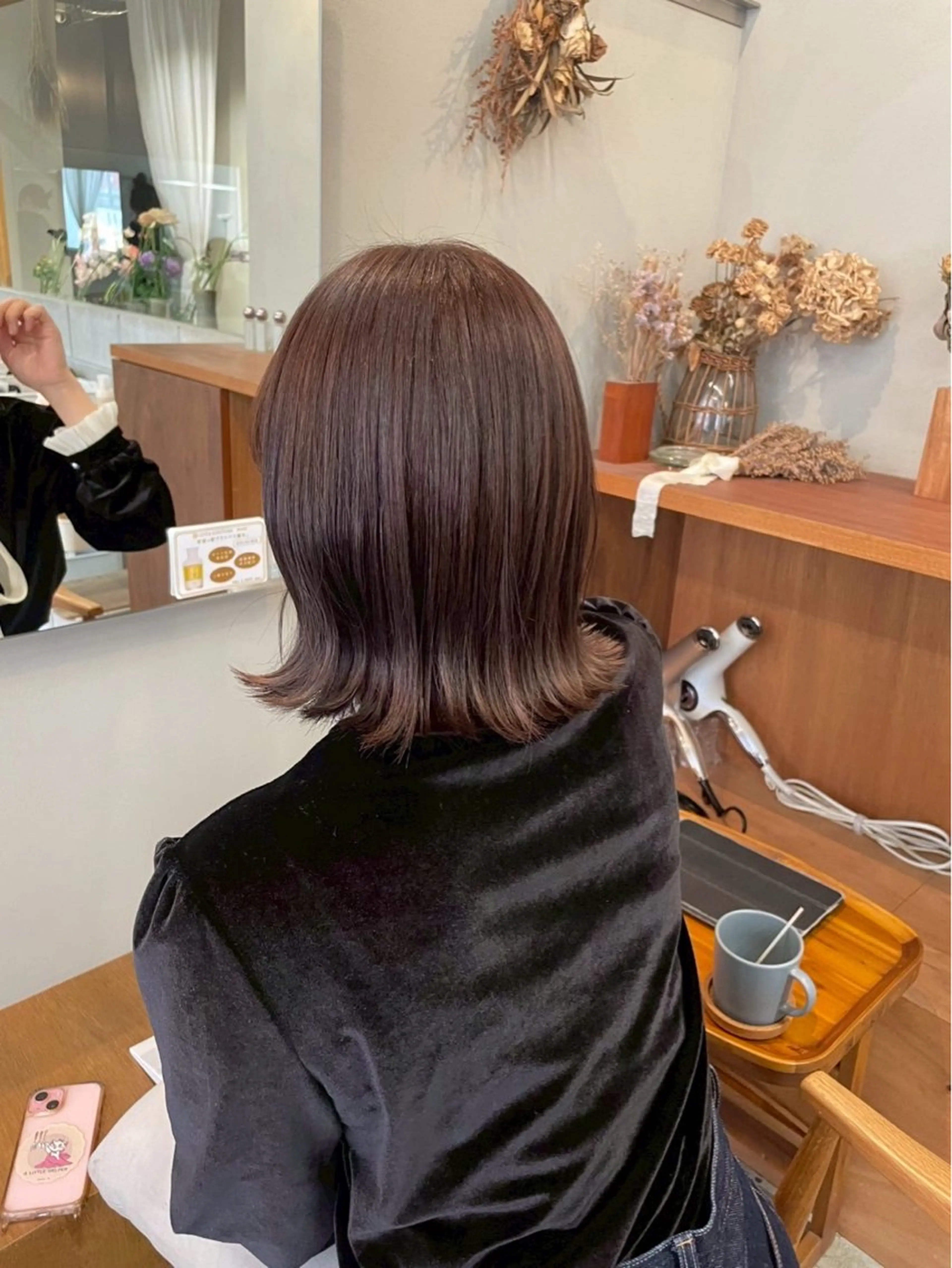 ミディアム 🌼花屋併設🌼 木下奈々望のヘアスタイル