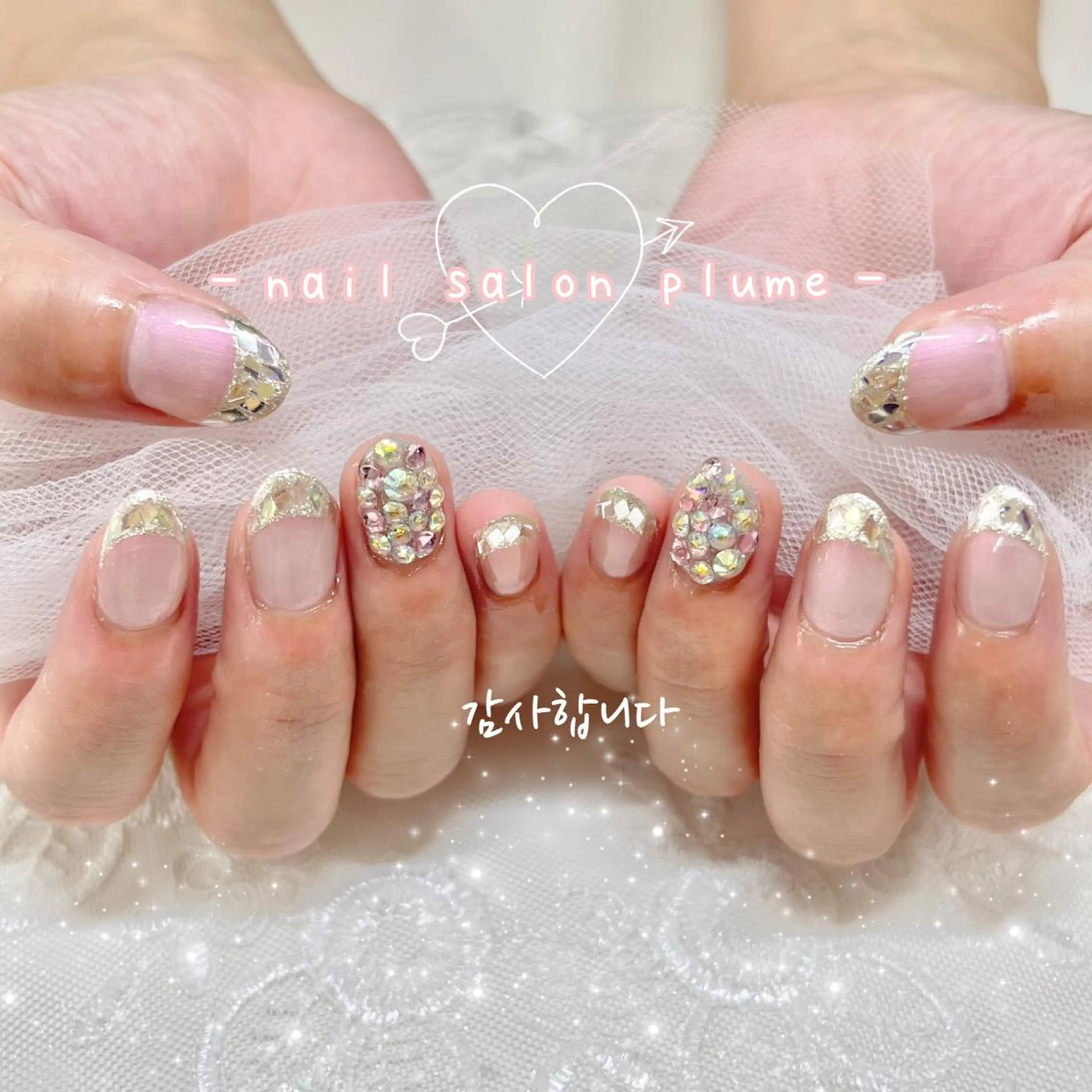 ネイル ハンドネイル plume nail ☆韓国ネイルのネイルデザイン