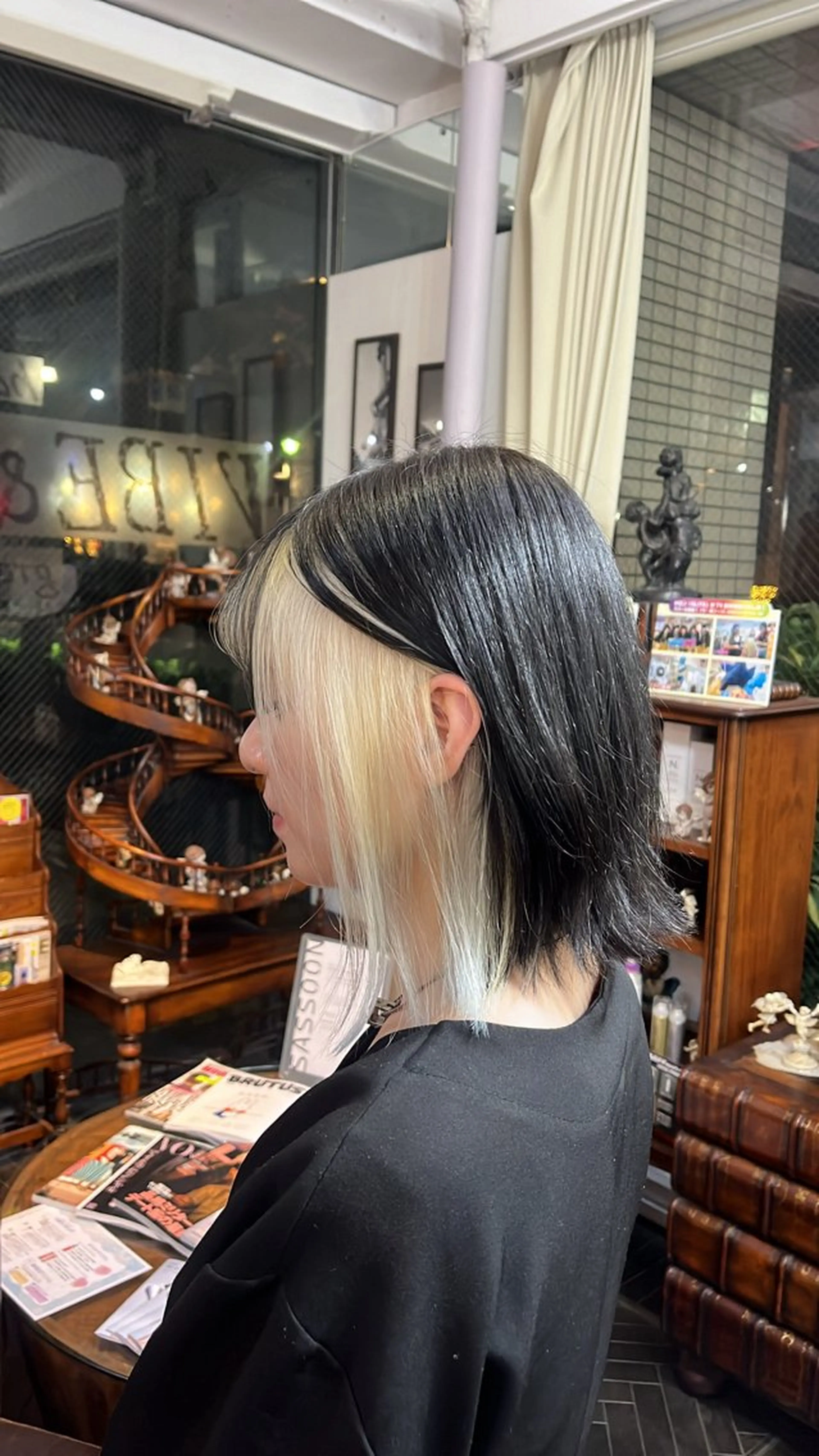 ショート ヘアカラー デザインカラー/ コーンロウのヘアスタイル