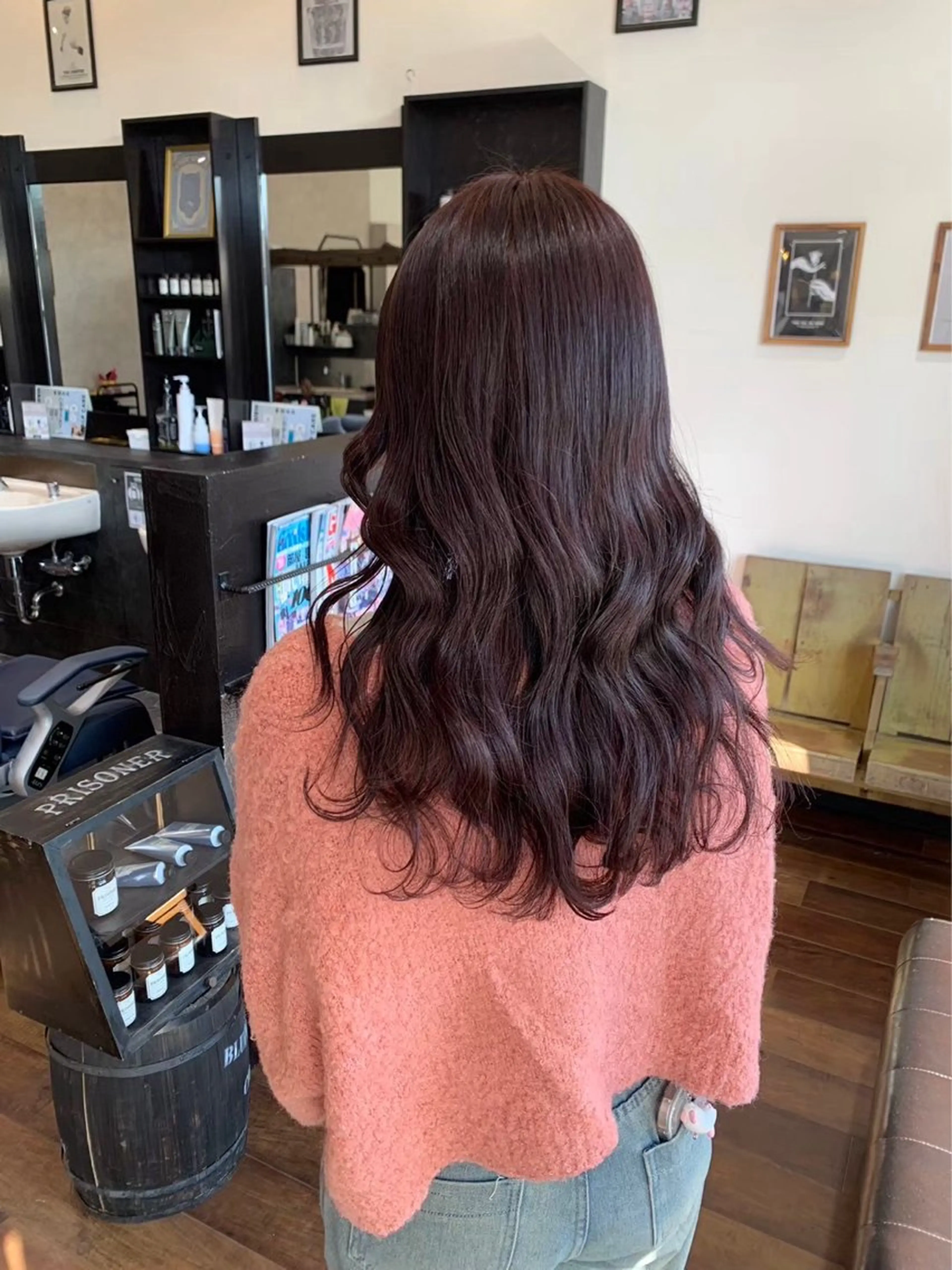 ロング カラー 小島 姫奈里のヘアスタイル