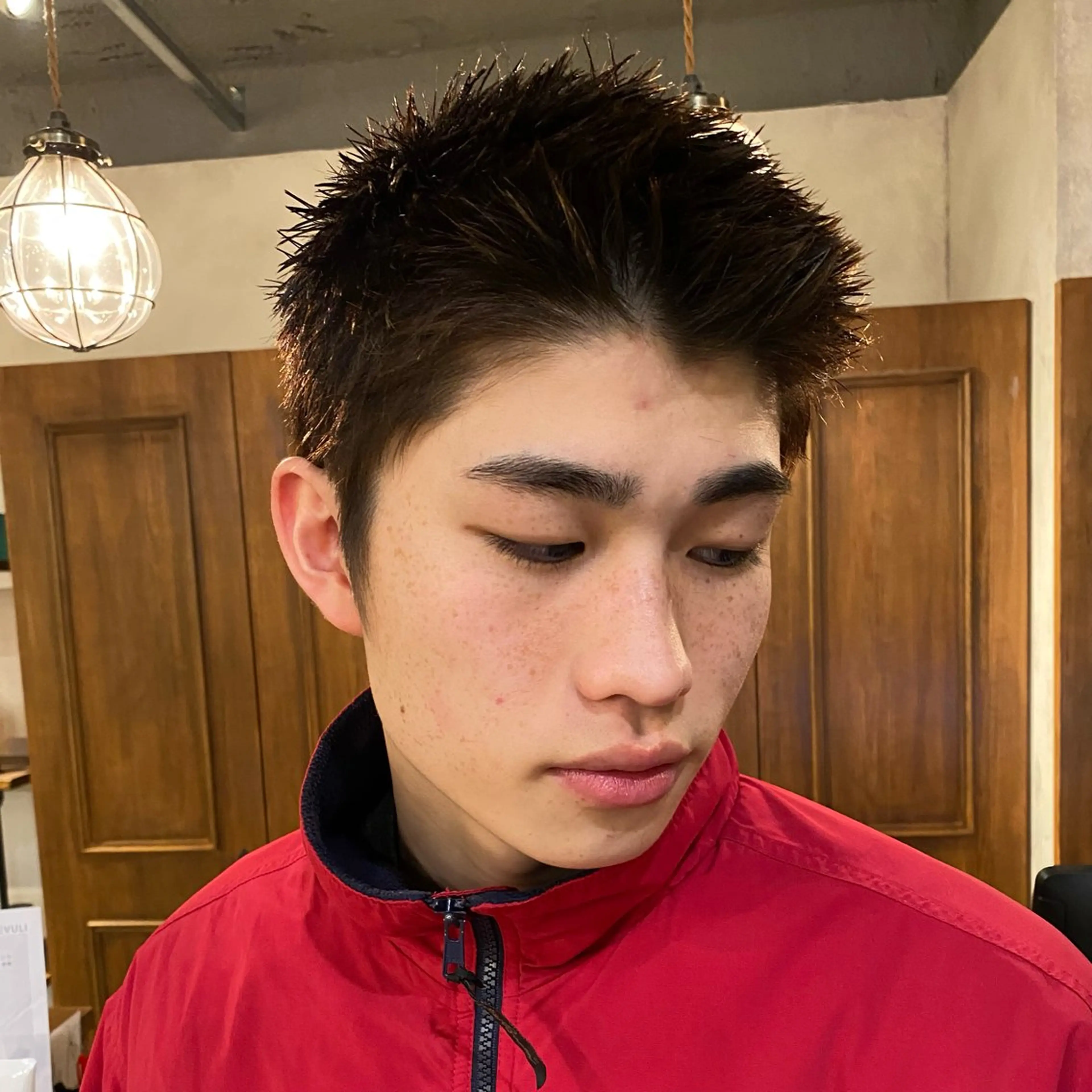 ショート メンズ 透明感カラー🌿 ｛door｝髙橋輝のヘアスタイル