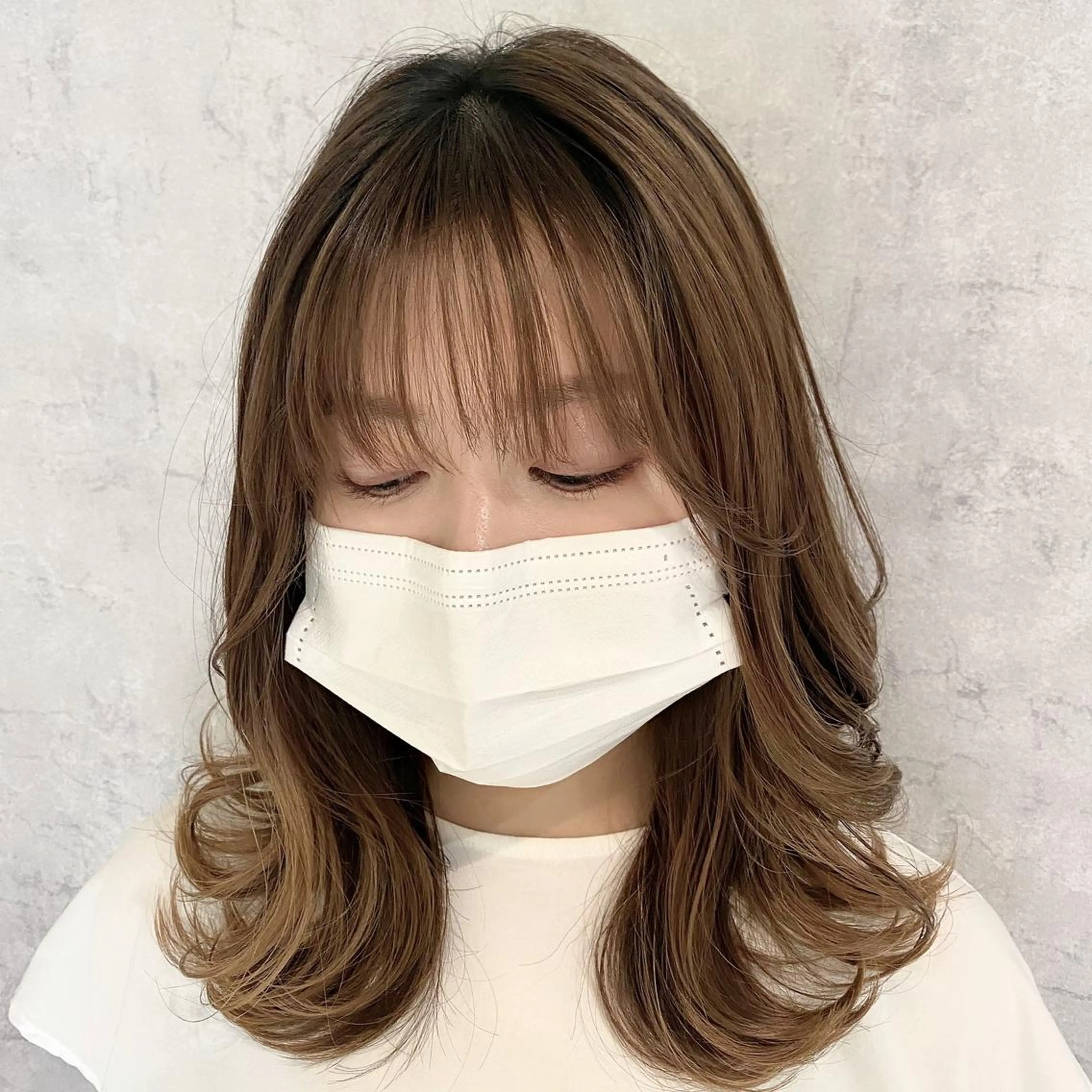 ミディアム ヨシンモリ hairdressing salon　mulum所属・Kasumi 店長のマツエク・マツパデザイン