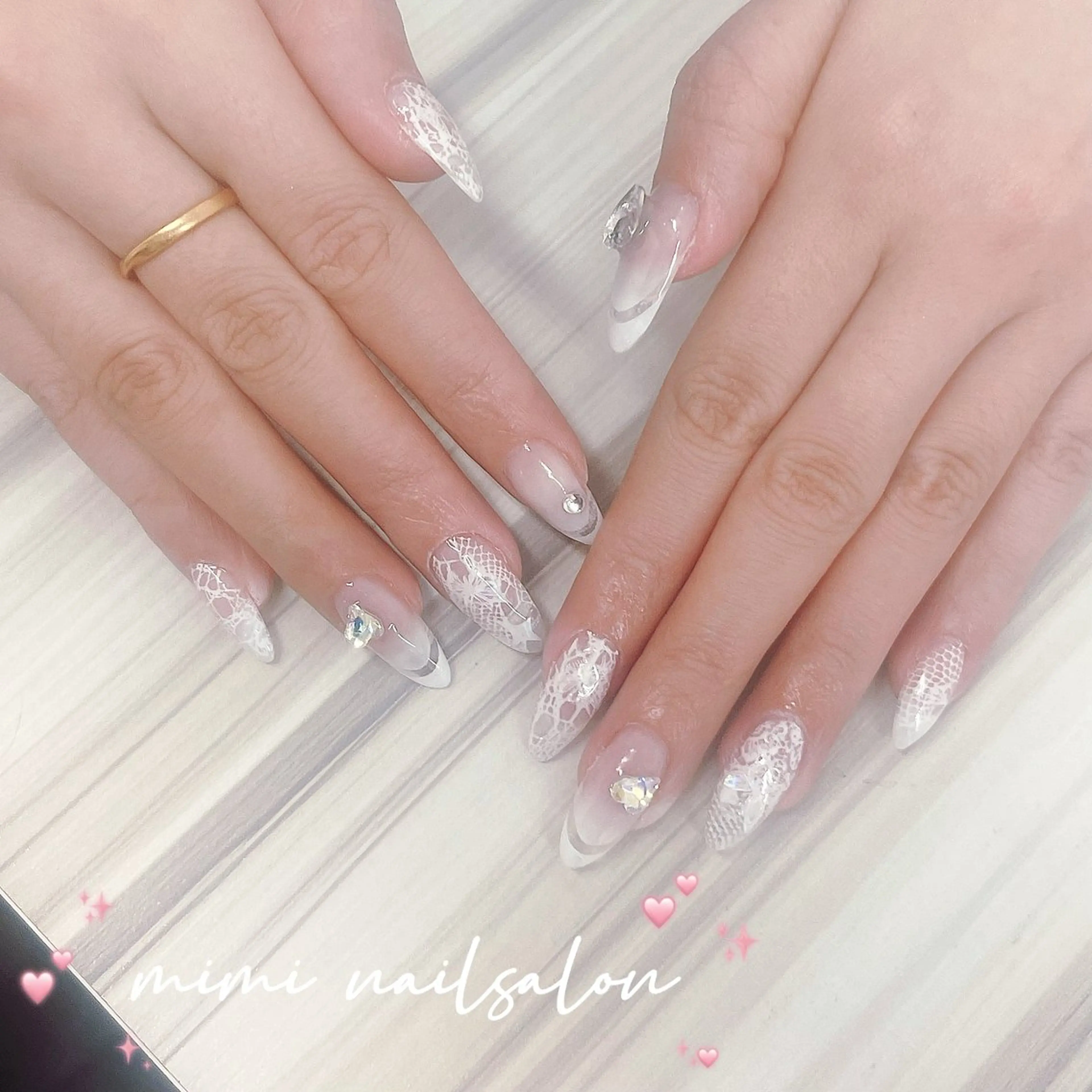 ネイル 持ち込み スカルプ長さ出し専門店 MIMI nailsalon 上野店所属・RIN Amiのネイルデザイン