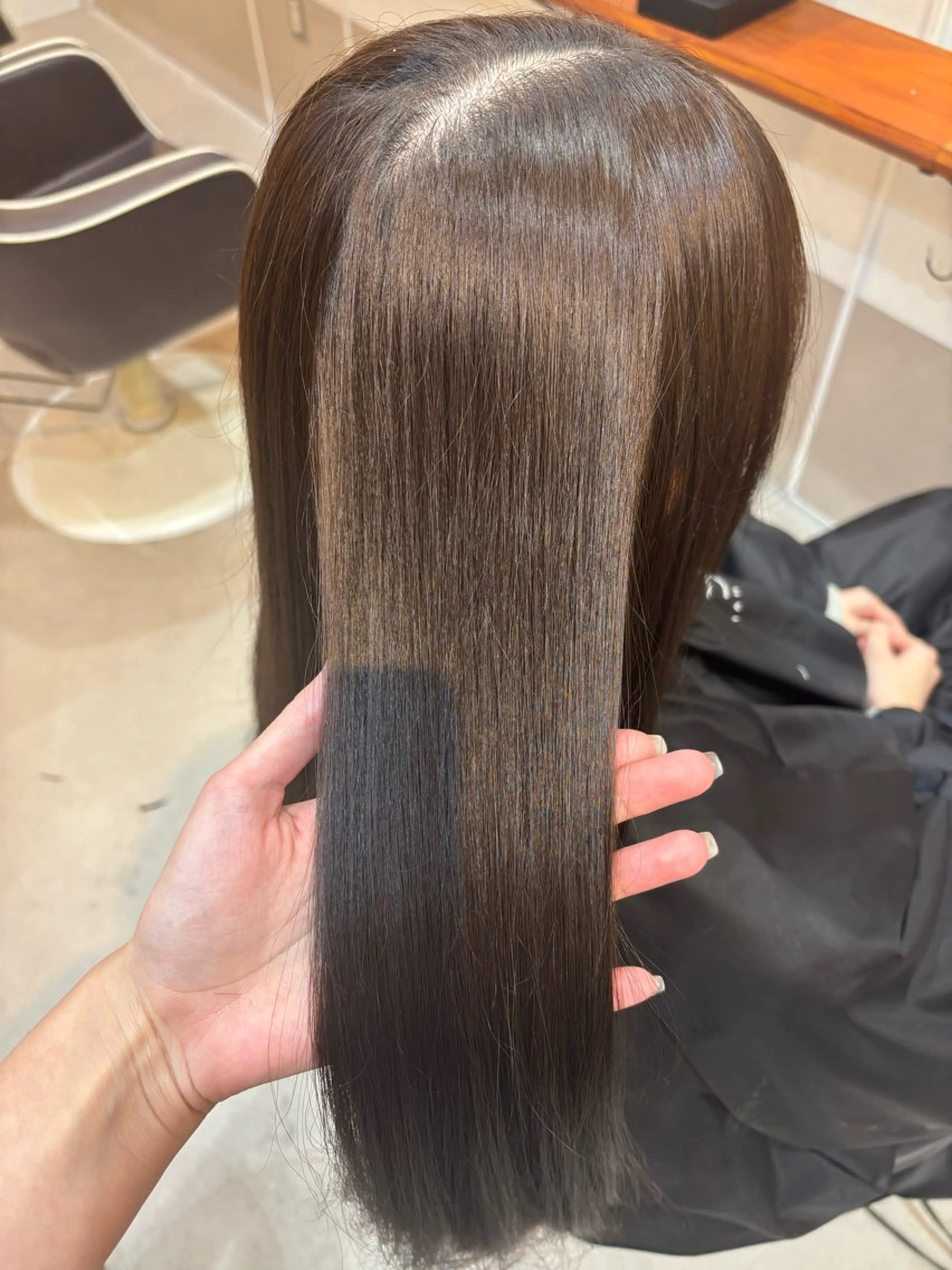 ロング パーマ ストレートパーマ カット 縮毛矯正 Aujua認定サロン /Rena/暖色🎀のヘアスタイル