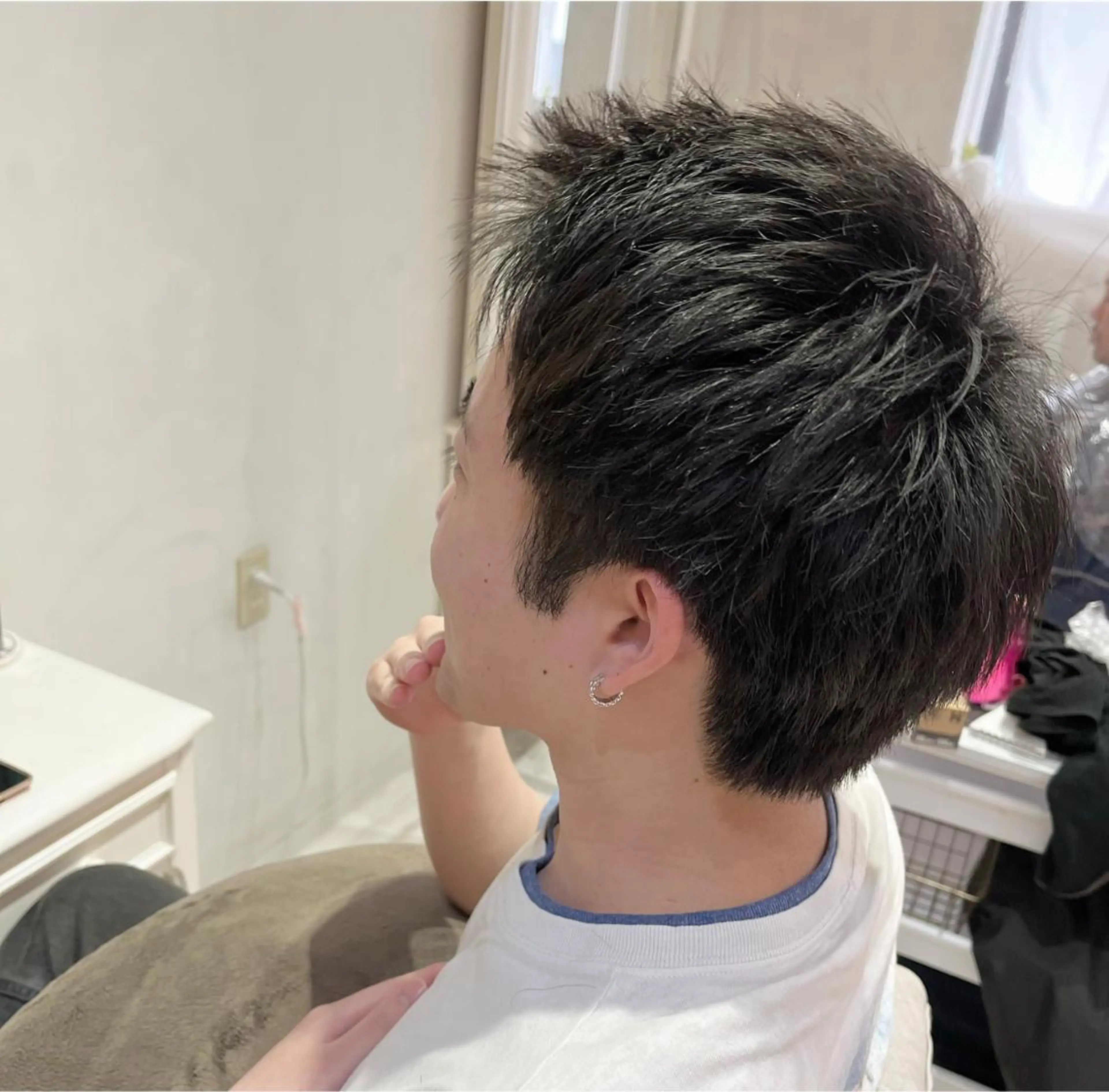 ショート パーマ メンズ 🐻‍❄️森山愛結美 🤍N°uairoのヘアスタイル