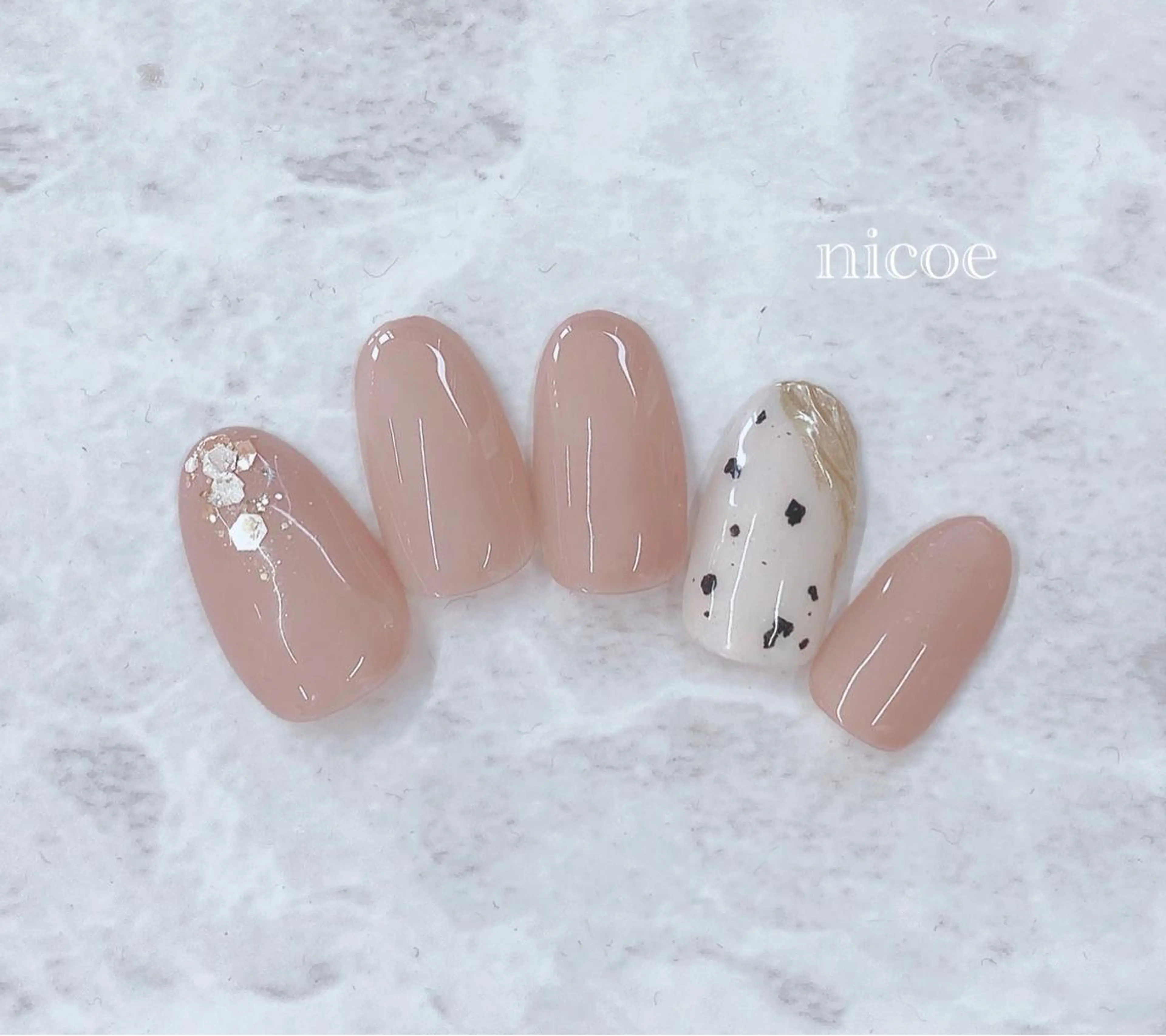 ネイル アートネイル フラワーネイル オフィスネイル ワンカラーネイル ネイルサロン　nicoe【ニコエ】所属・ネイルサロン nicoeのネイルデザイン