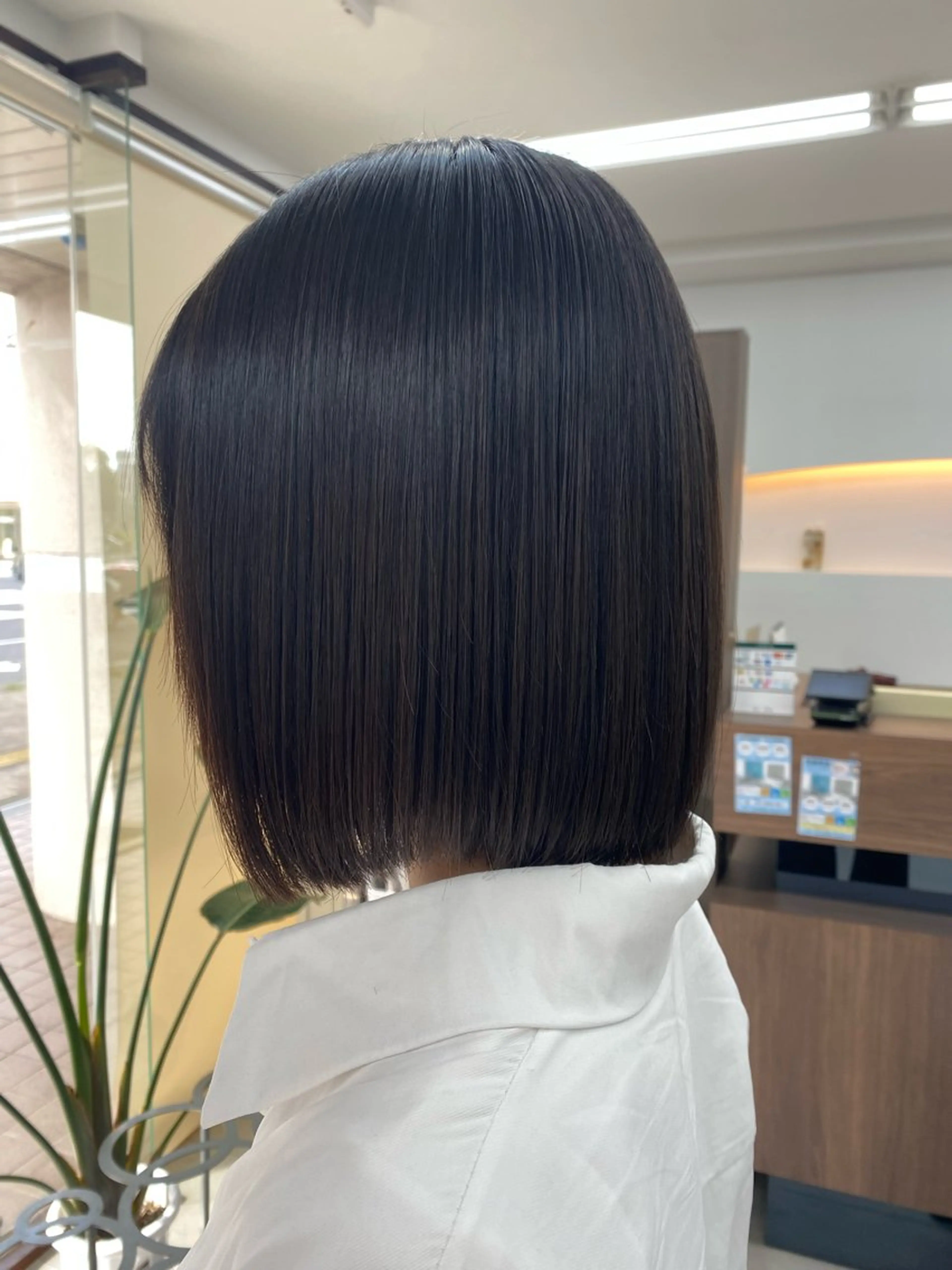 ミディアム 縮毛矯正 月野涼風 /レイヤーカットのヘアスタイル