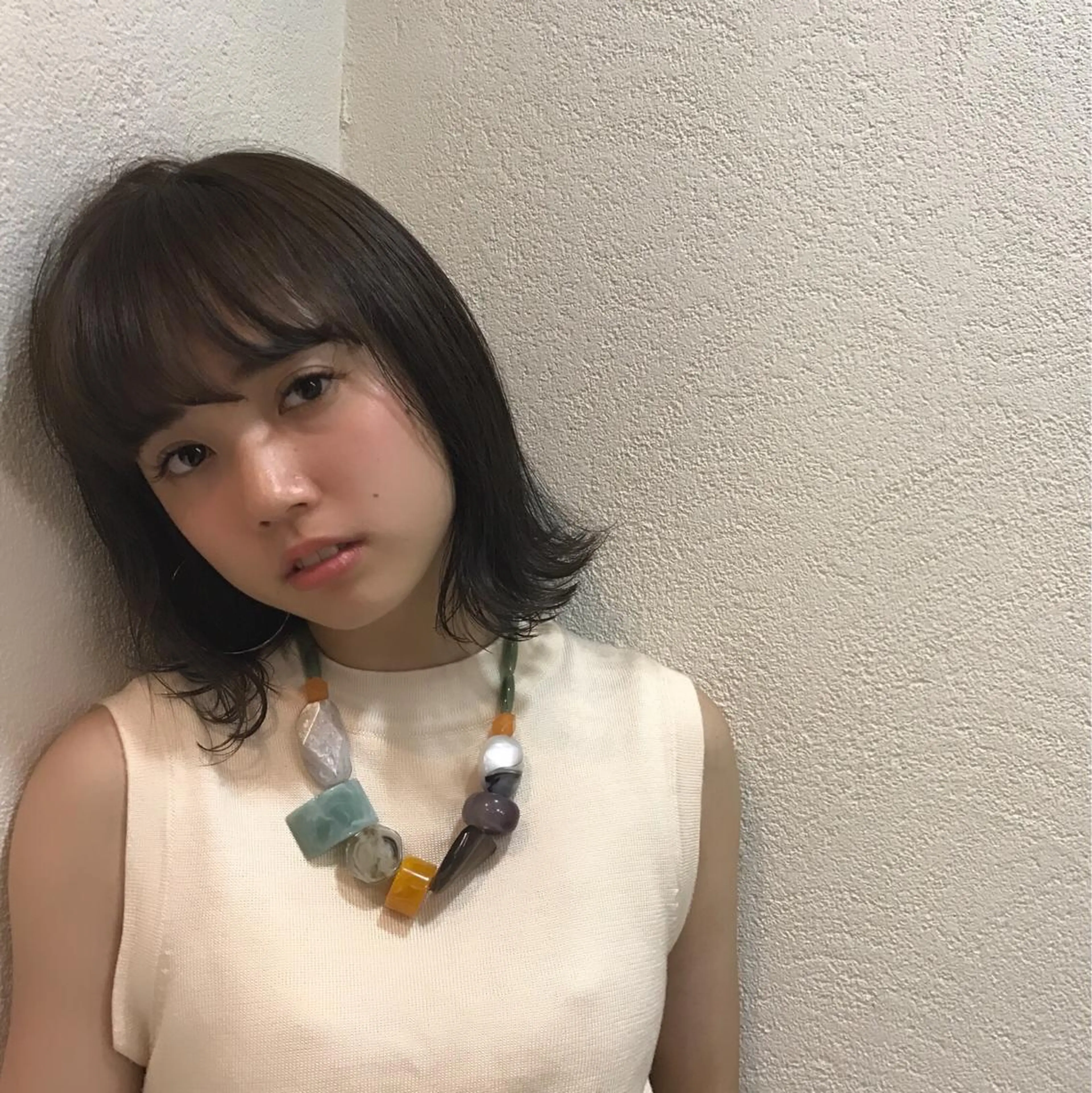 ミディアム カラー ボブ 外ハネヘア 村岡 夏美のその他イメージ