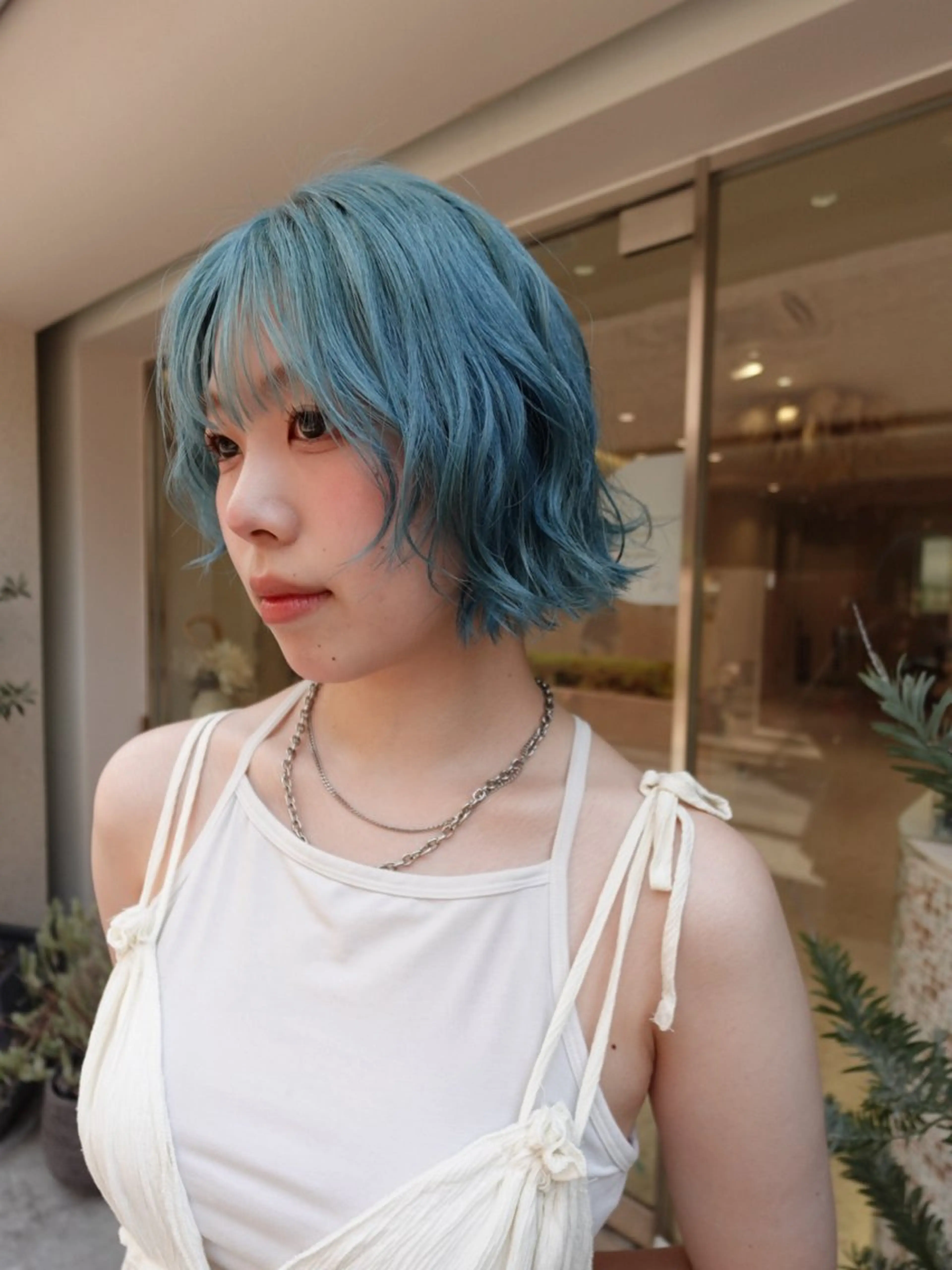 ミディアム カラー ブリーチ ヘアカラー 🟧mana /渋谷/mile🟧のヘアスタイル