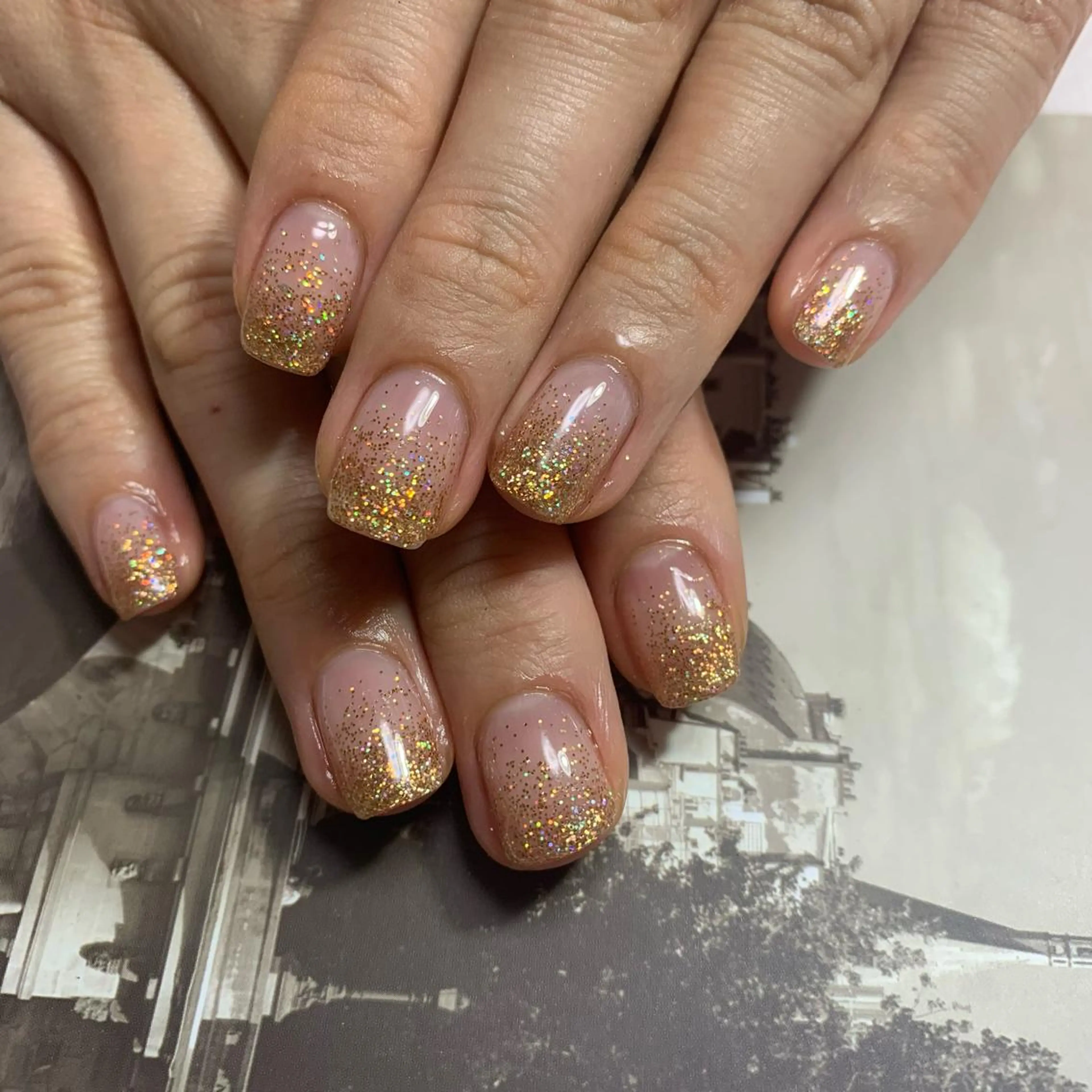 ネイル ラメ(グリッター) ラメグラデーション salon Hush Hushのネイルデザイン