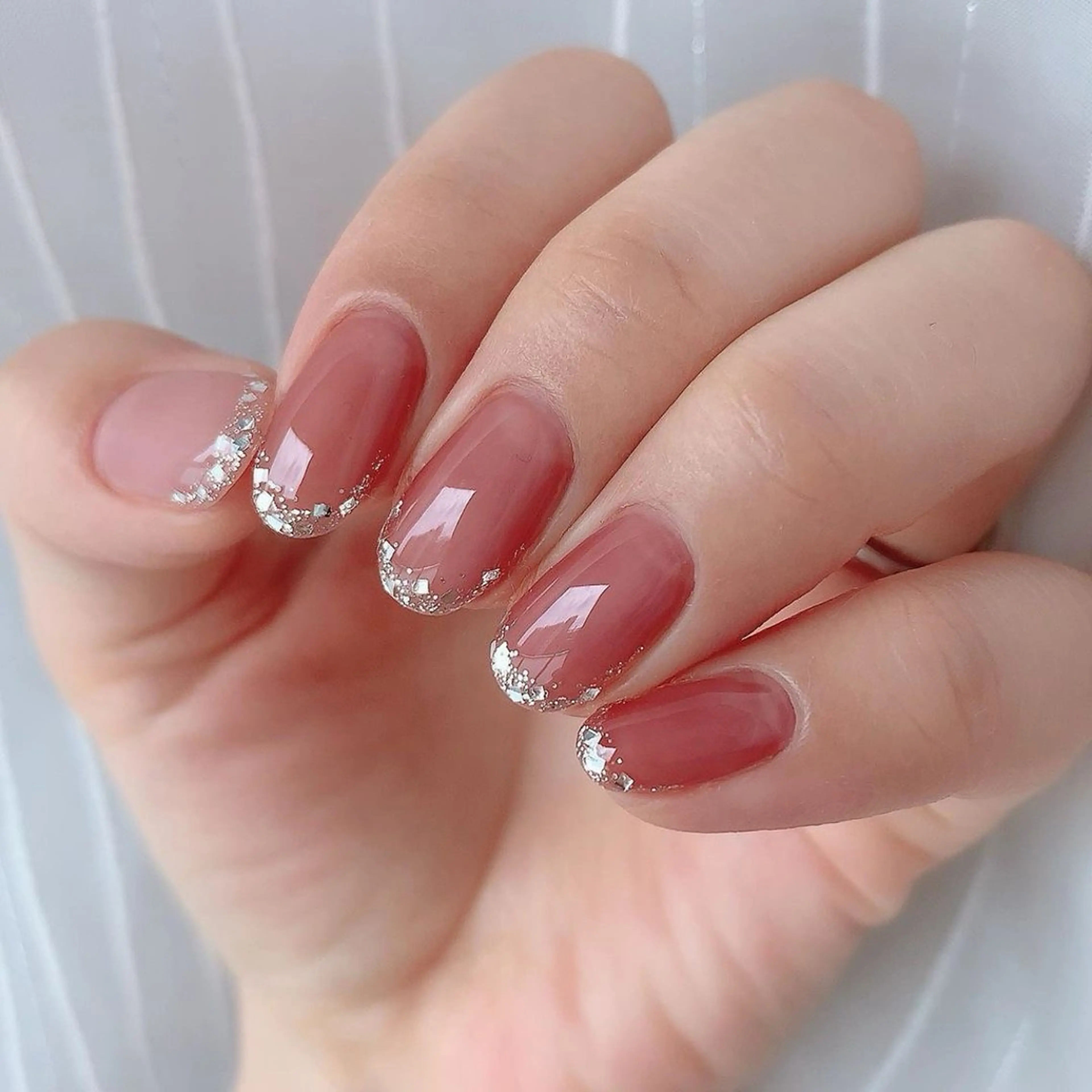 ネイル チークネイル 桜ネイル フットネイル フレンチネイル ジェルネイル ハンドネイル LILY NAILのネイルデザイン