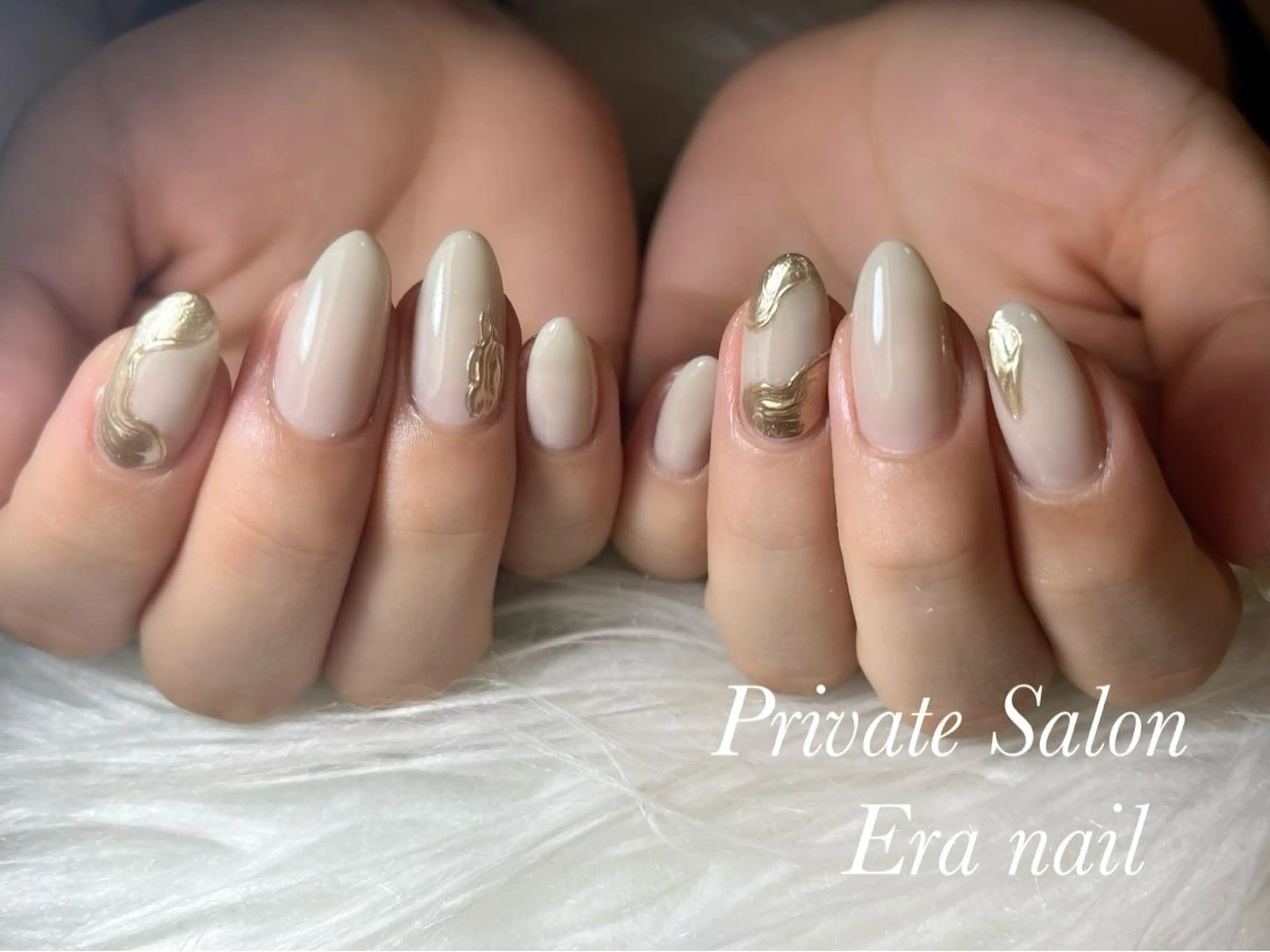ネイル ミラーネイル ワンカラーネイル ハンドネイル Era nailのネイルデザイン