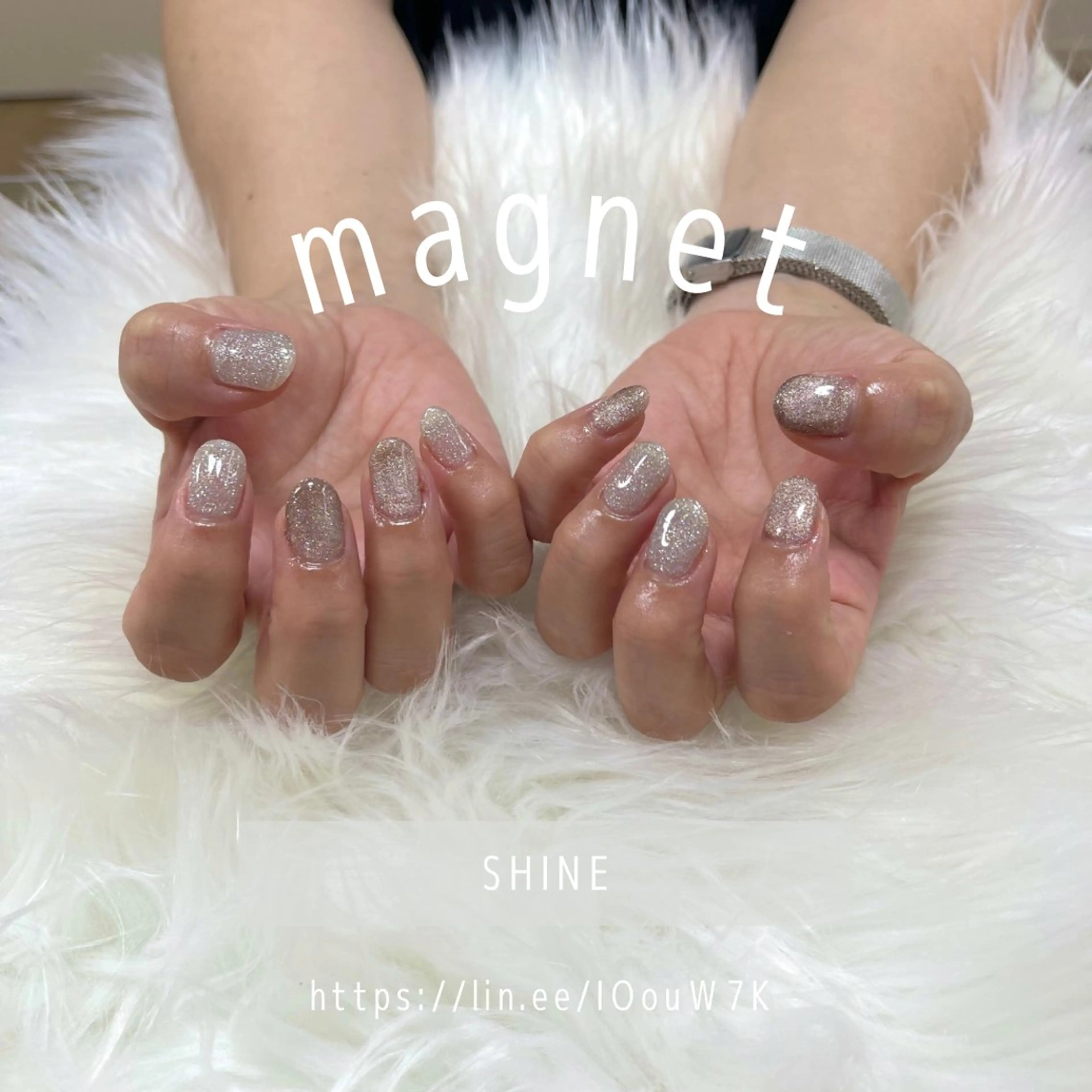 ネイル マグネットネイル SHINE nail salonのネイルデザイン