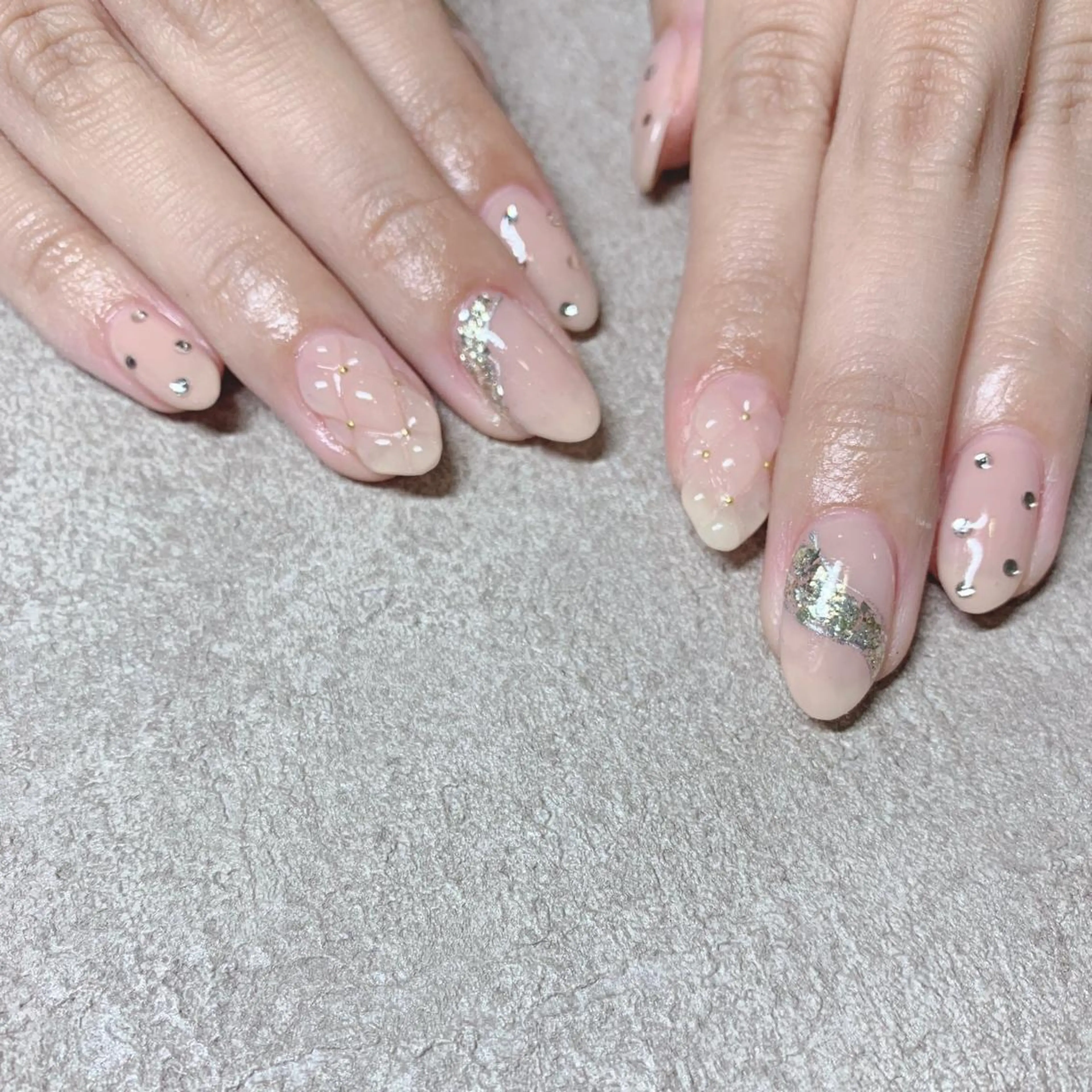 カラー ネイル ハンドネイル Cozy_ ilumのネイルデザイン