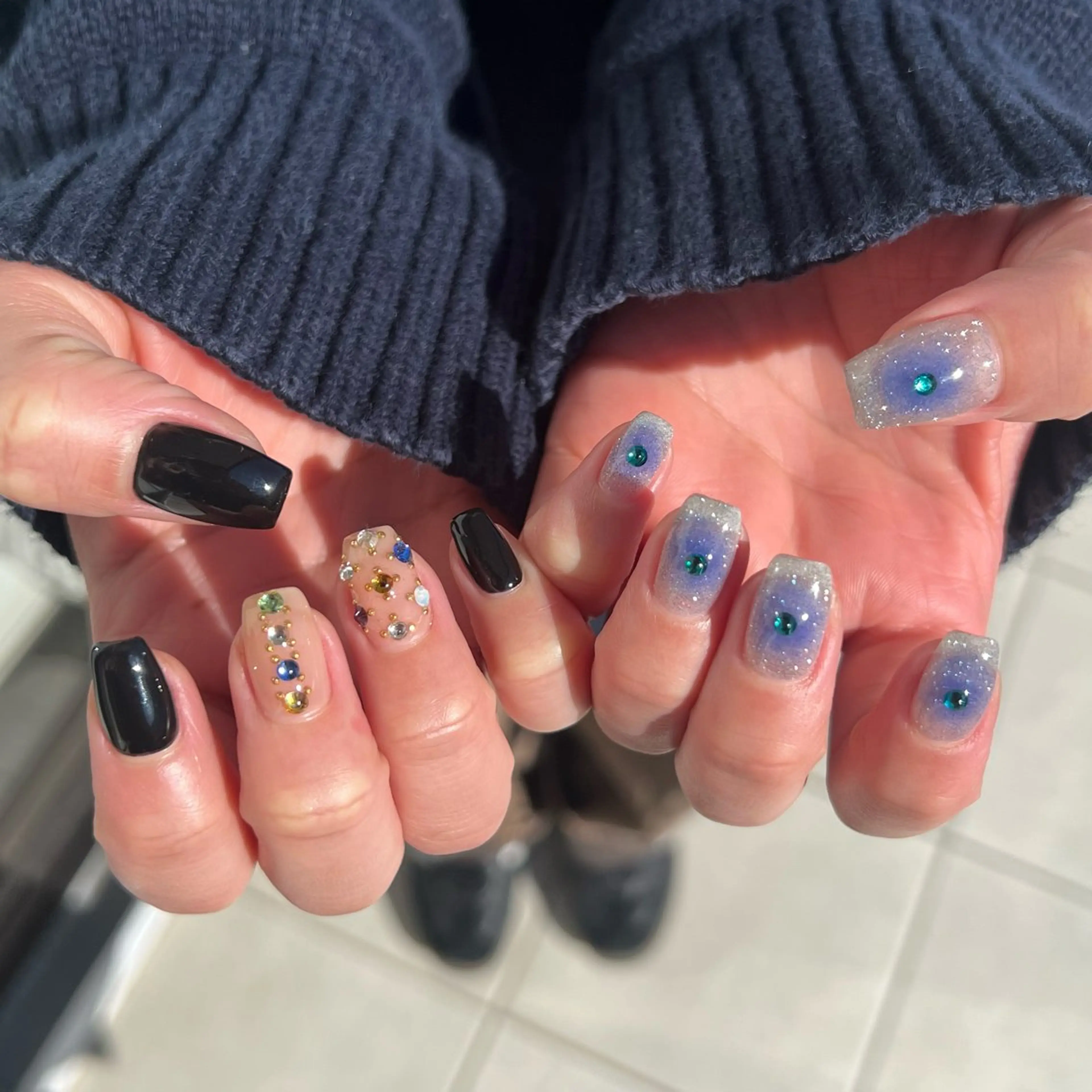 ネイル ハンドネイル フットネイル Allure小山店 Nagisaのネイルデザイン