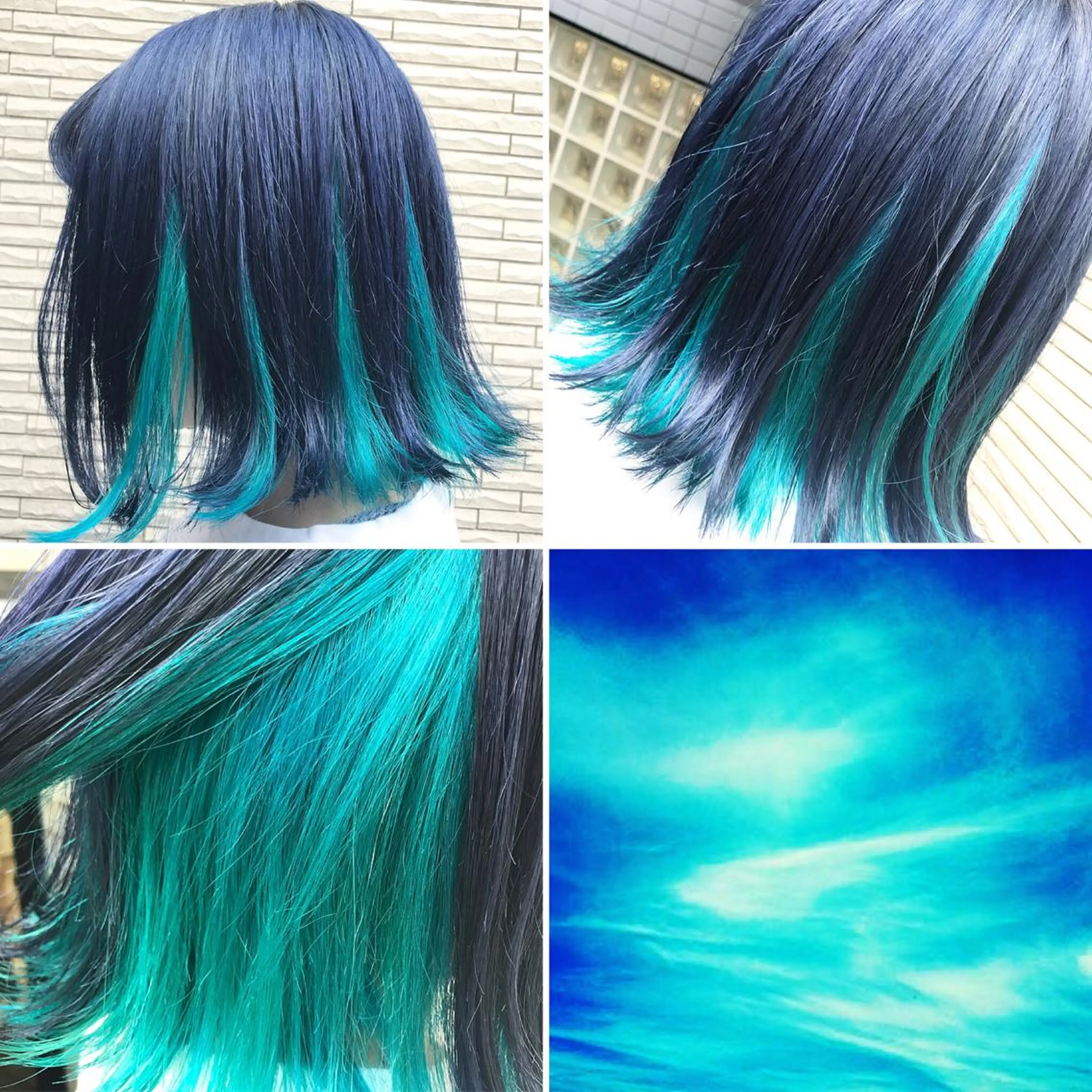 ミディアム カラー インナーカラー ヘアカラー トリートメント "PEPPU "所属・派手髪、ハイトーン ショートヘアShinのヘアスタイル