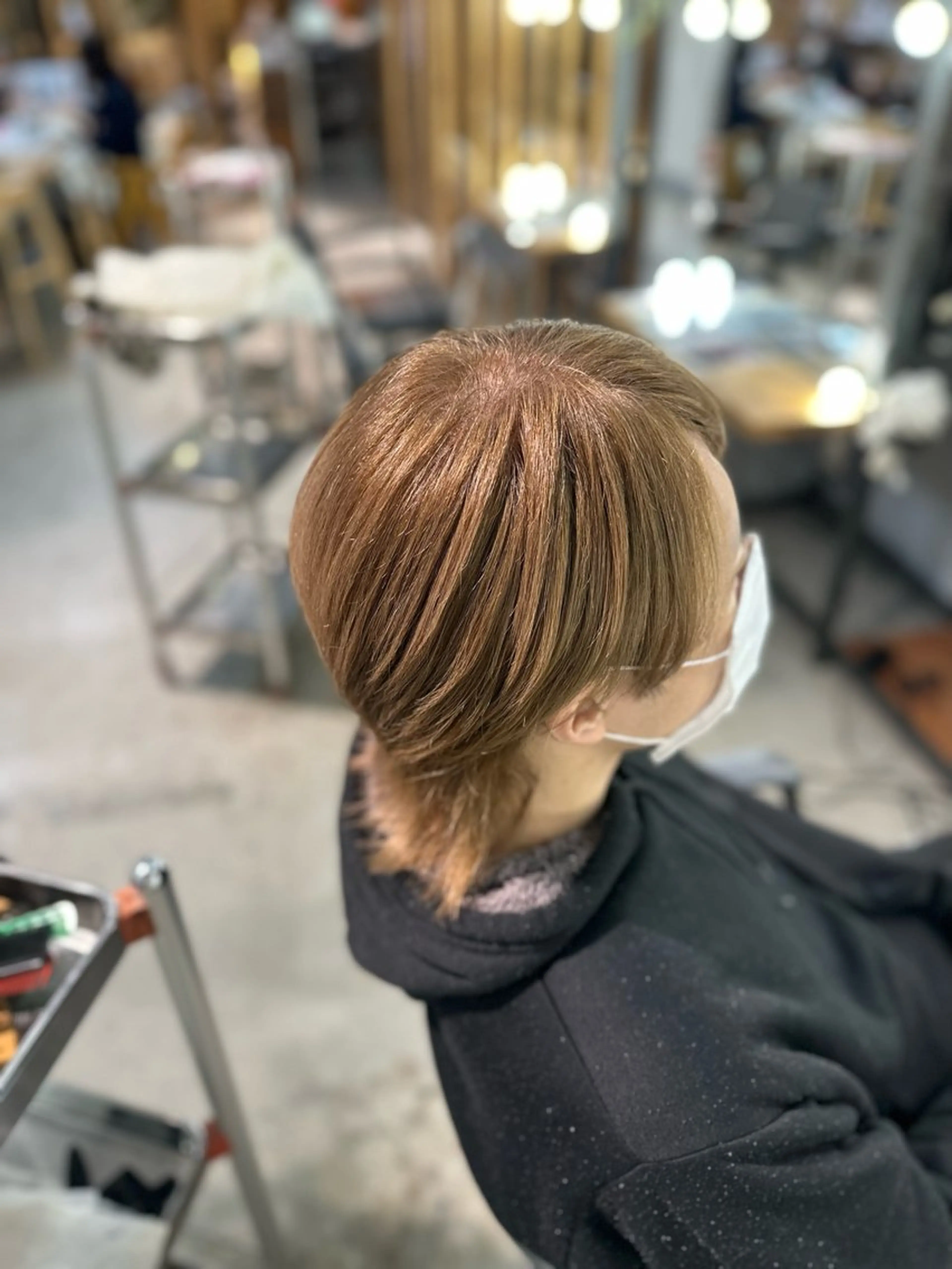 カラー ベージュカラー ブリーチ ミルクティーベージュ カット ヘアカラー 溜 一太のヘアスタイル