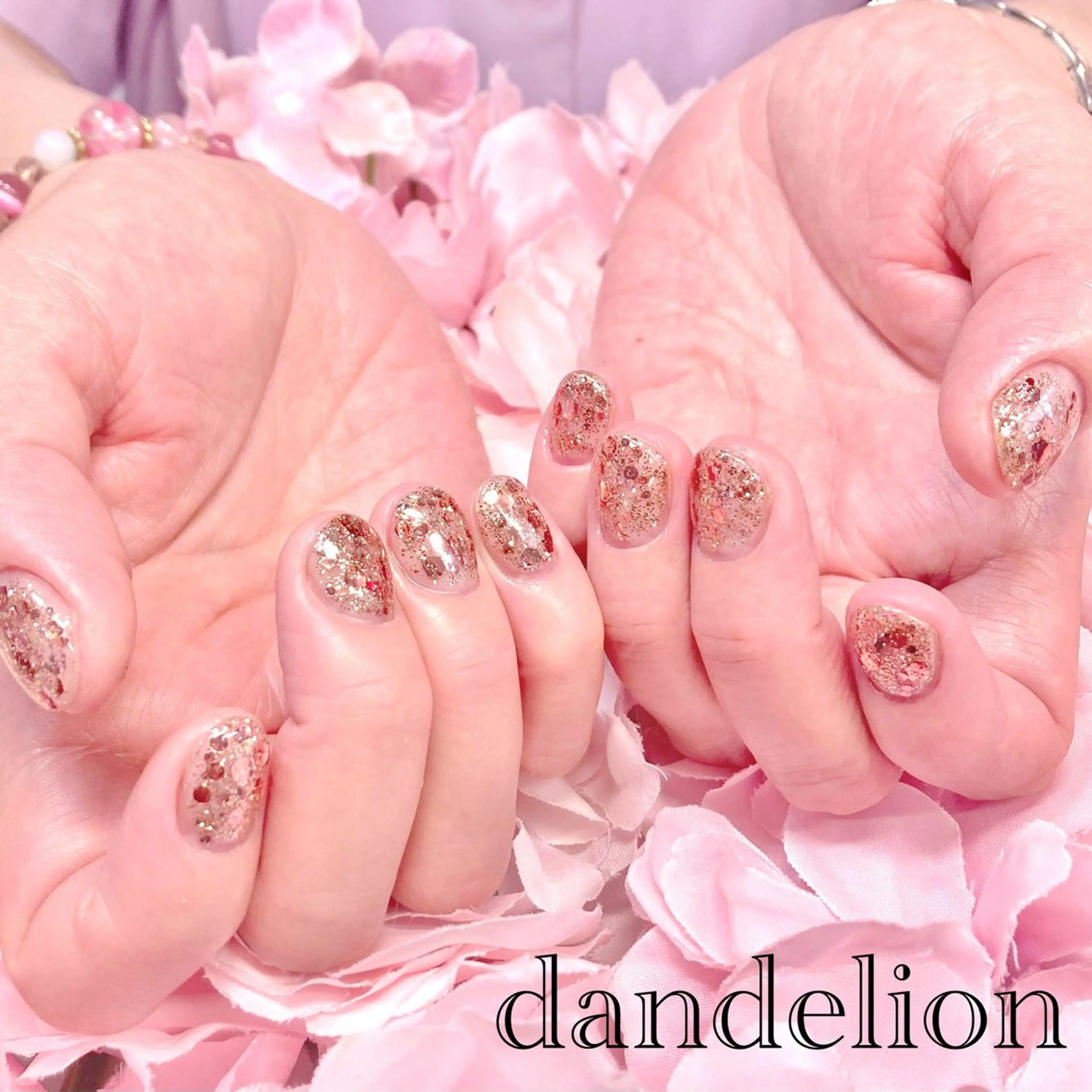 ネイル ハンドネイル ハンドケア dandelion ダンデライオンのネイルデザイン