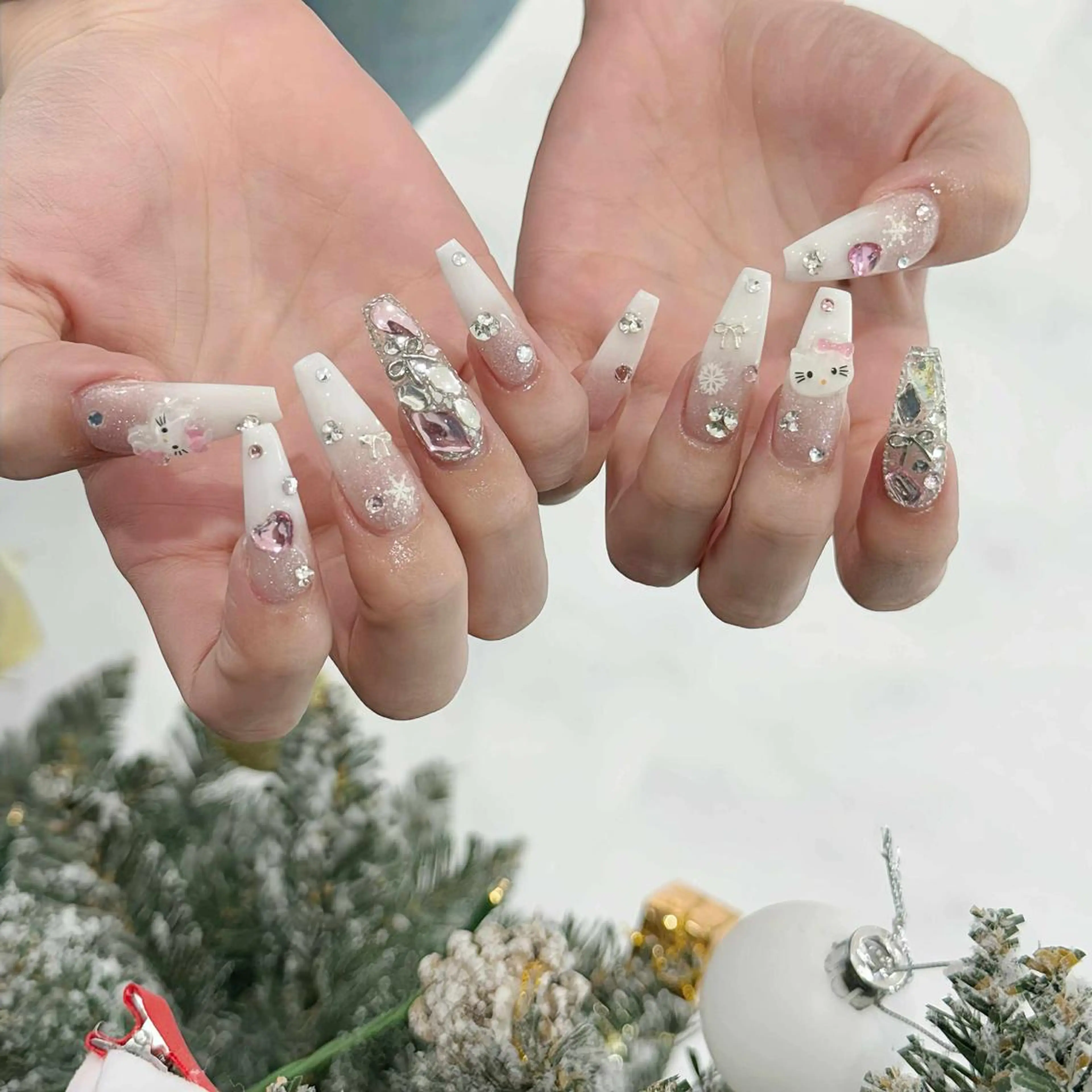 ネイル アートネイル オーロラネイル ブルー チークネイル フットネイル Nails 168 ネイルズイロハのネイルデザイン