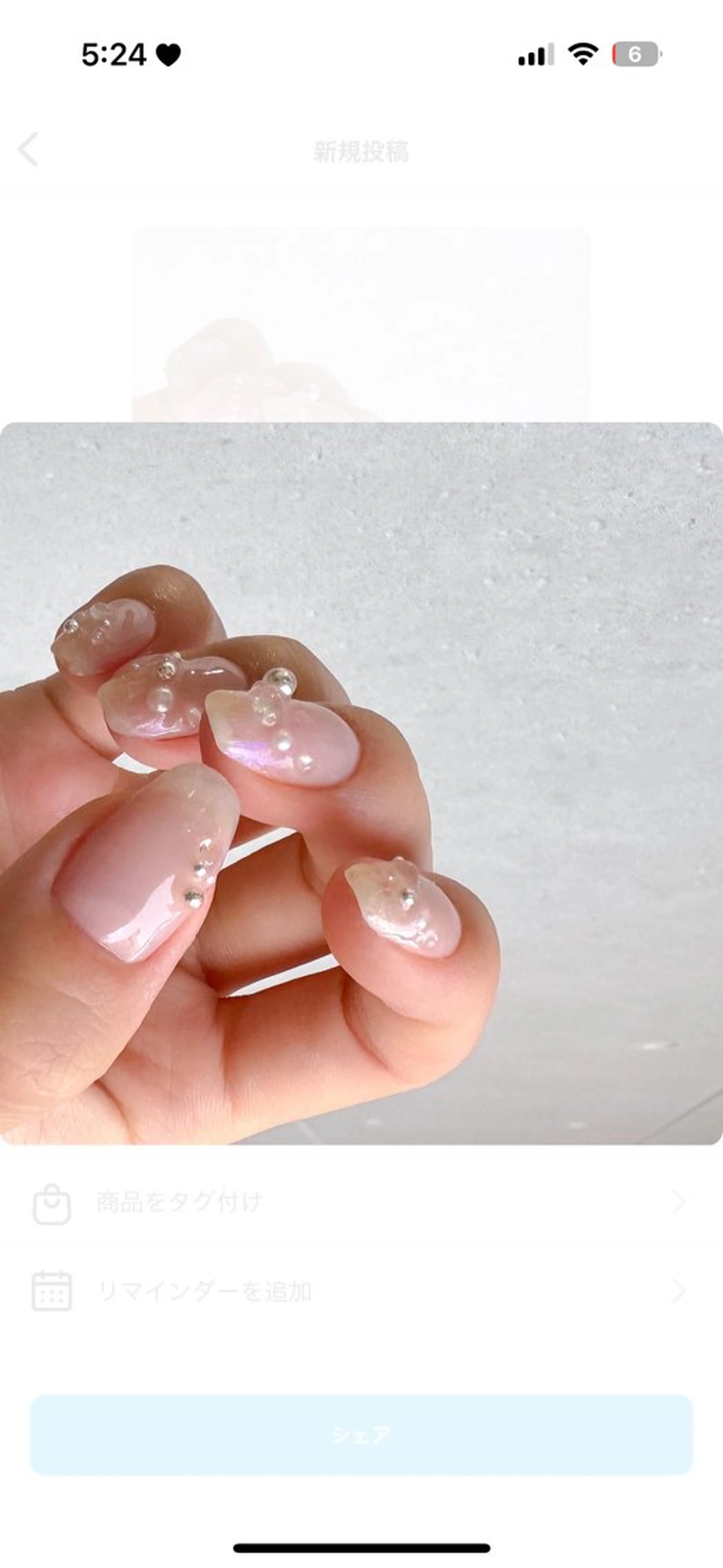 ネイル オーロラネイル ミラーネイル ピンク 夏ネイル ハンドネイル pointillé .ayaのネイルデザイン