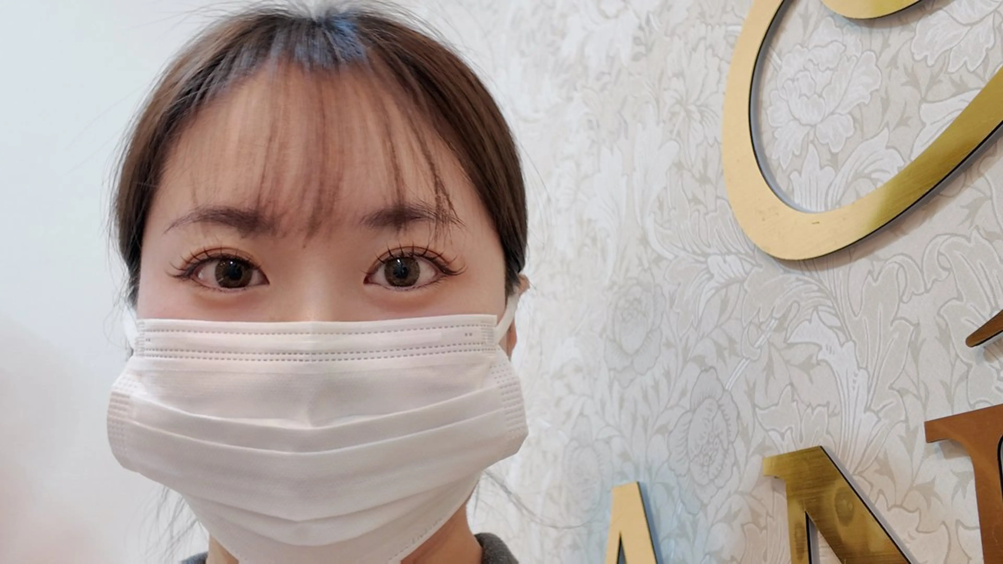 マツエク・マツパ 目尻長め マツエク Angela エステサロンのマツエク・マツパデザイン