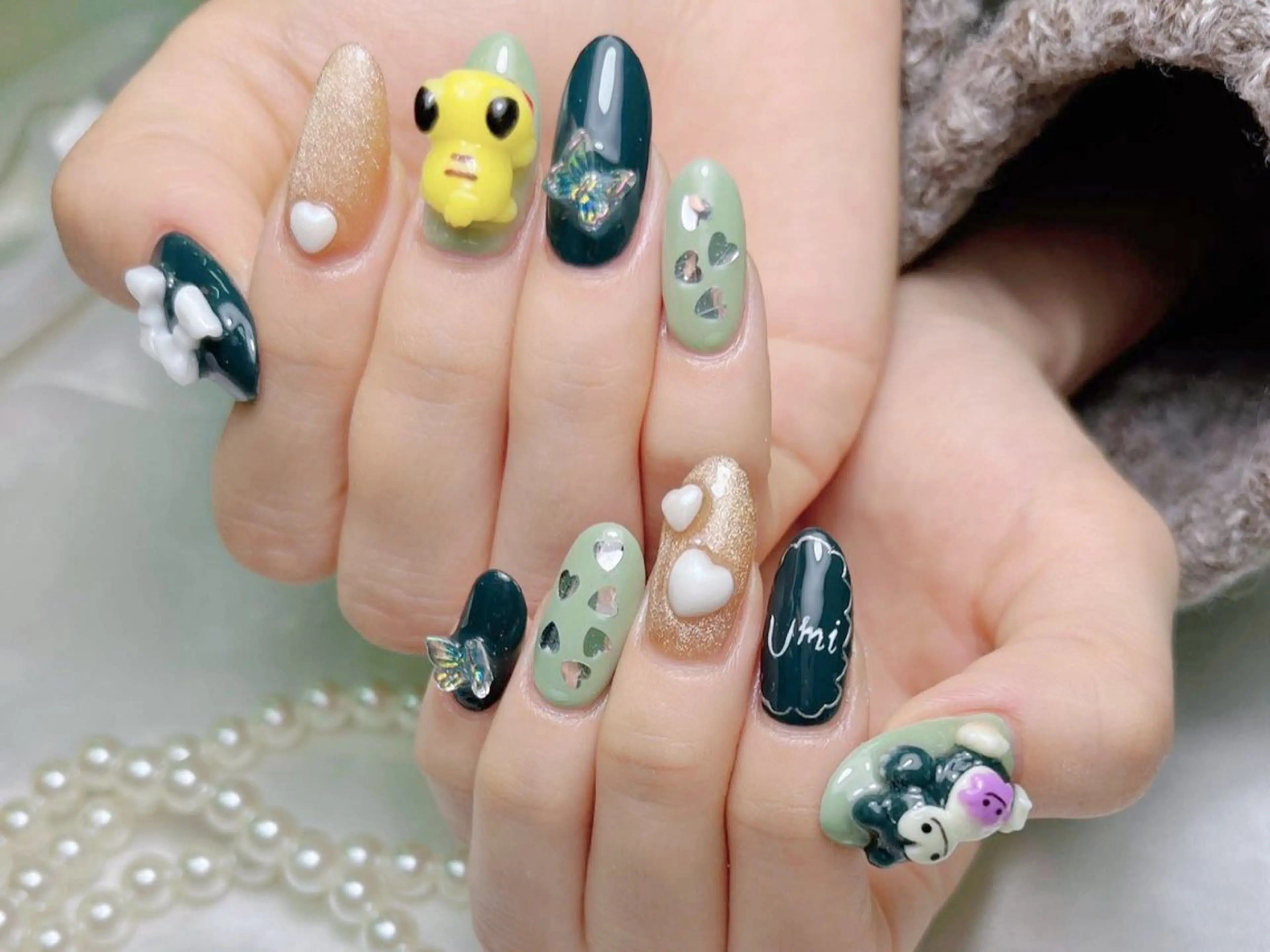 ネイル lucky nail 歌舞伎町のネイルデザイン