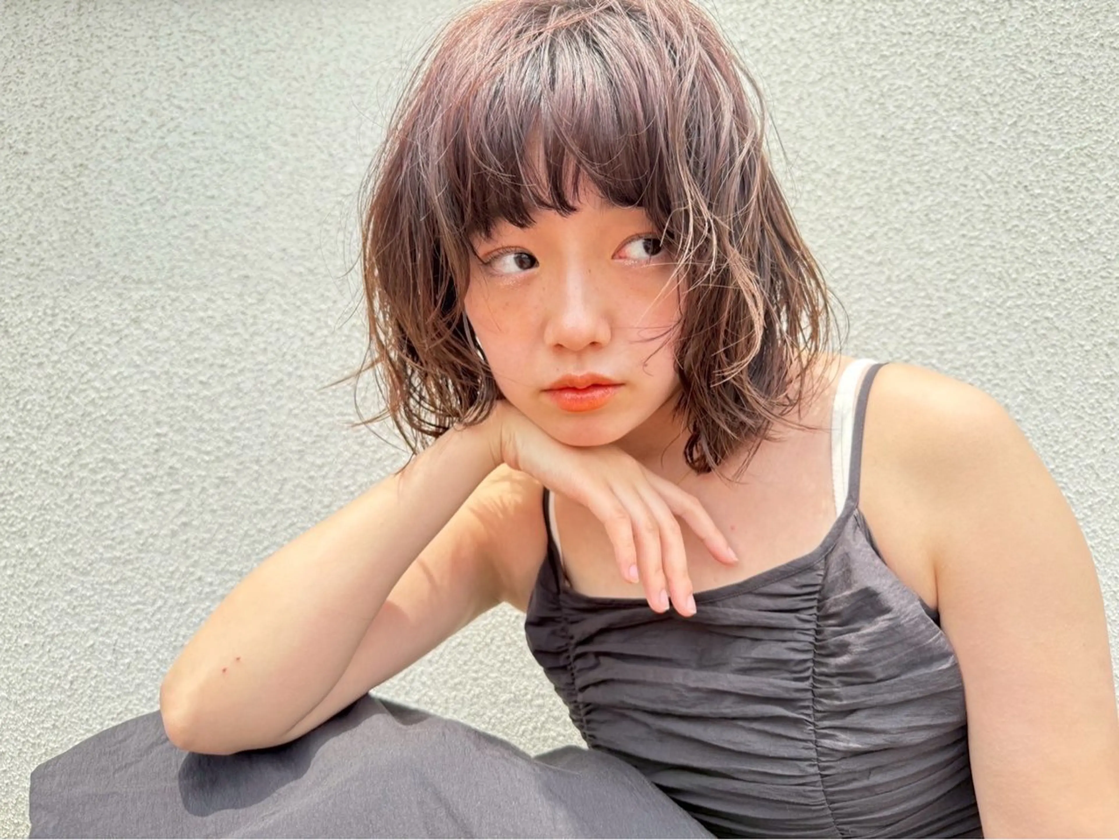 ミディアム 諸岡 ひばり/美髪縮毛矯正のヘアスタイル