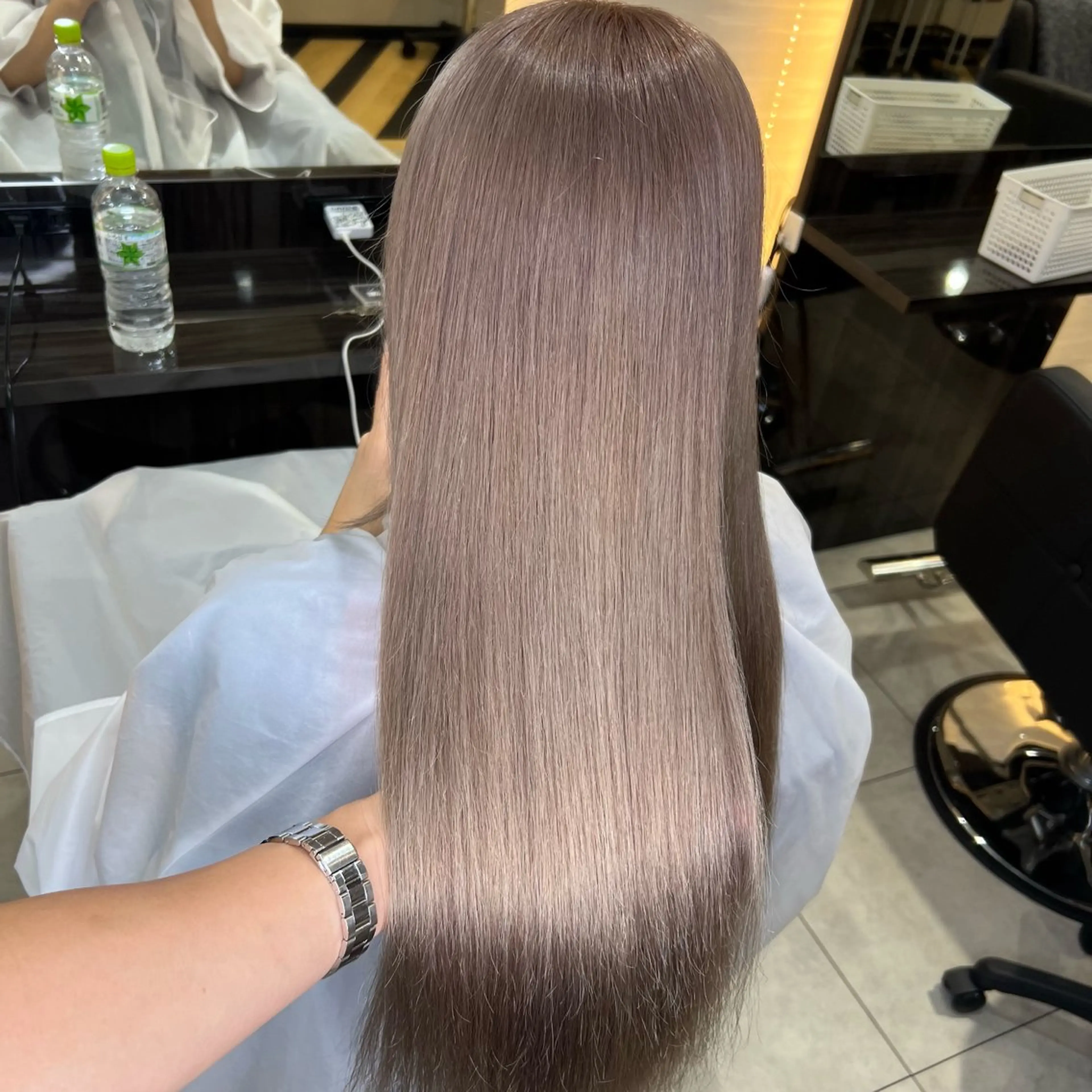 ロング ヘアカラー トリートメント 🌈カラー特化 ハイトーンけいと🌈のヘアスタイル