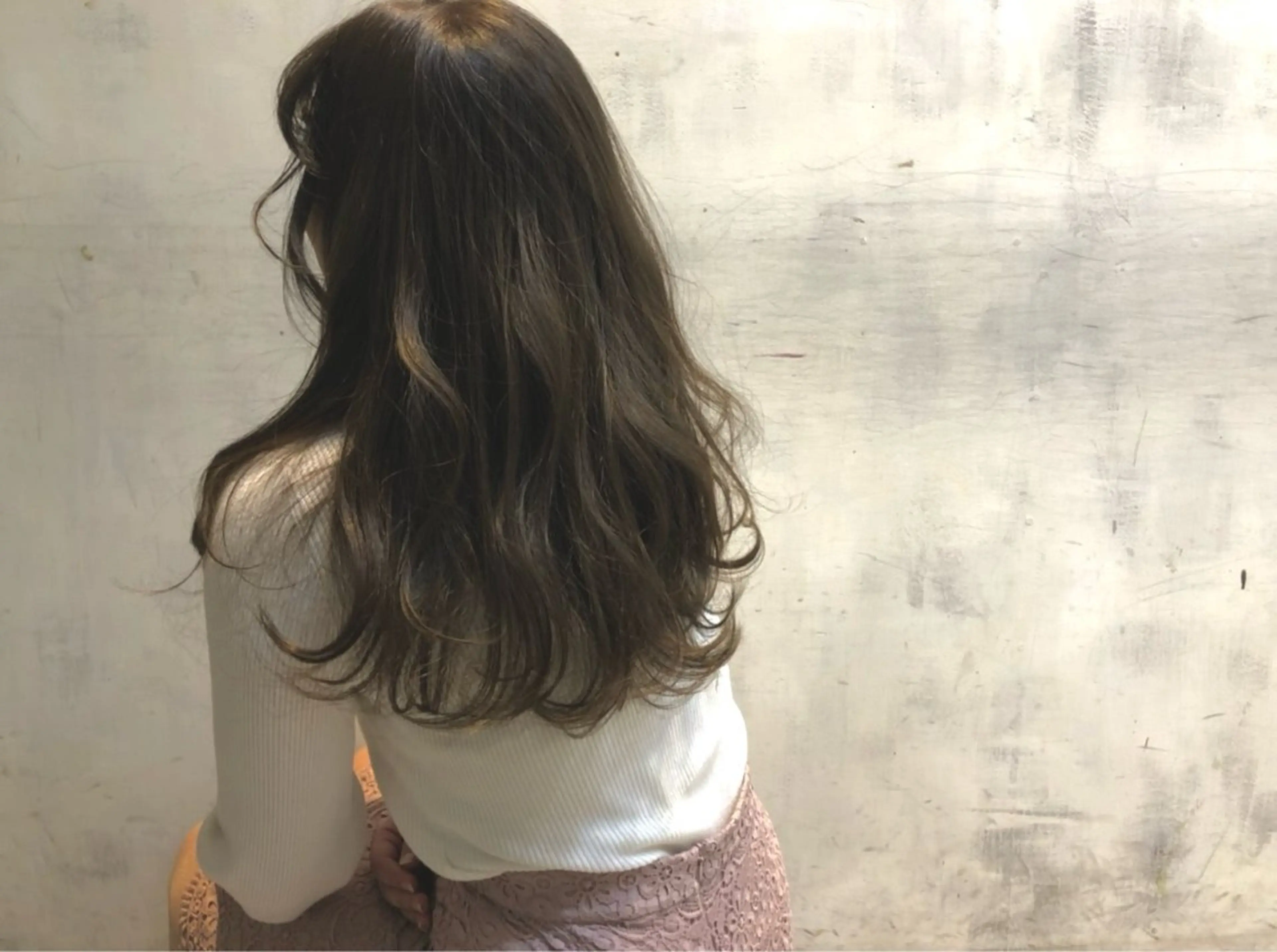 ロング カラー カット ヘアカラー トリートメント SHIN 白楽店/Loops所属・髪質改善/かわの ひとしのヘアスタイル