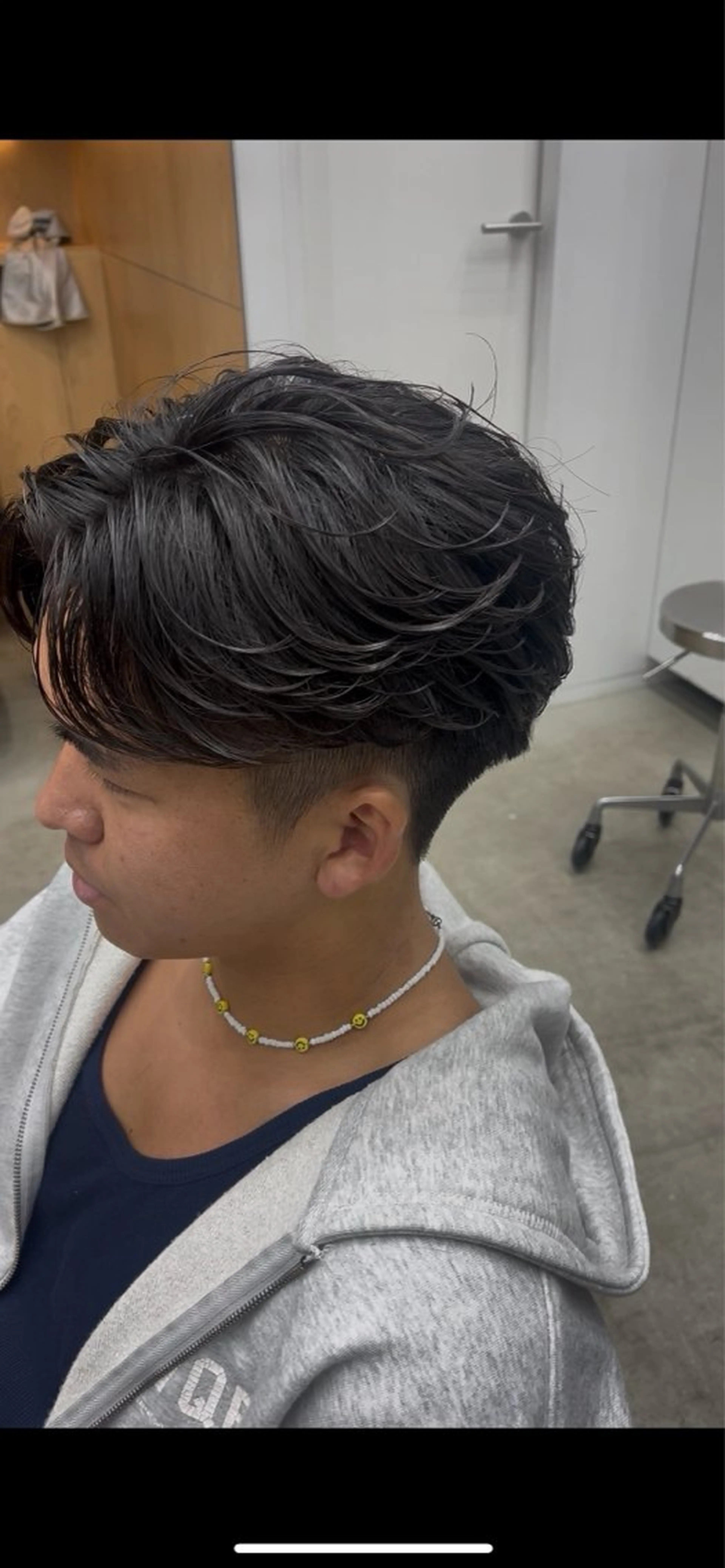 パーマ メンズ カット パーマ 夏果⭐︎fifth 天神 海外風パーマのヘアスタイル