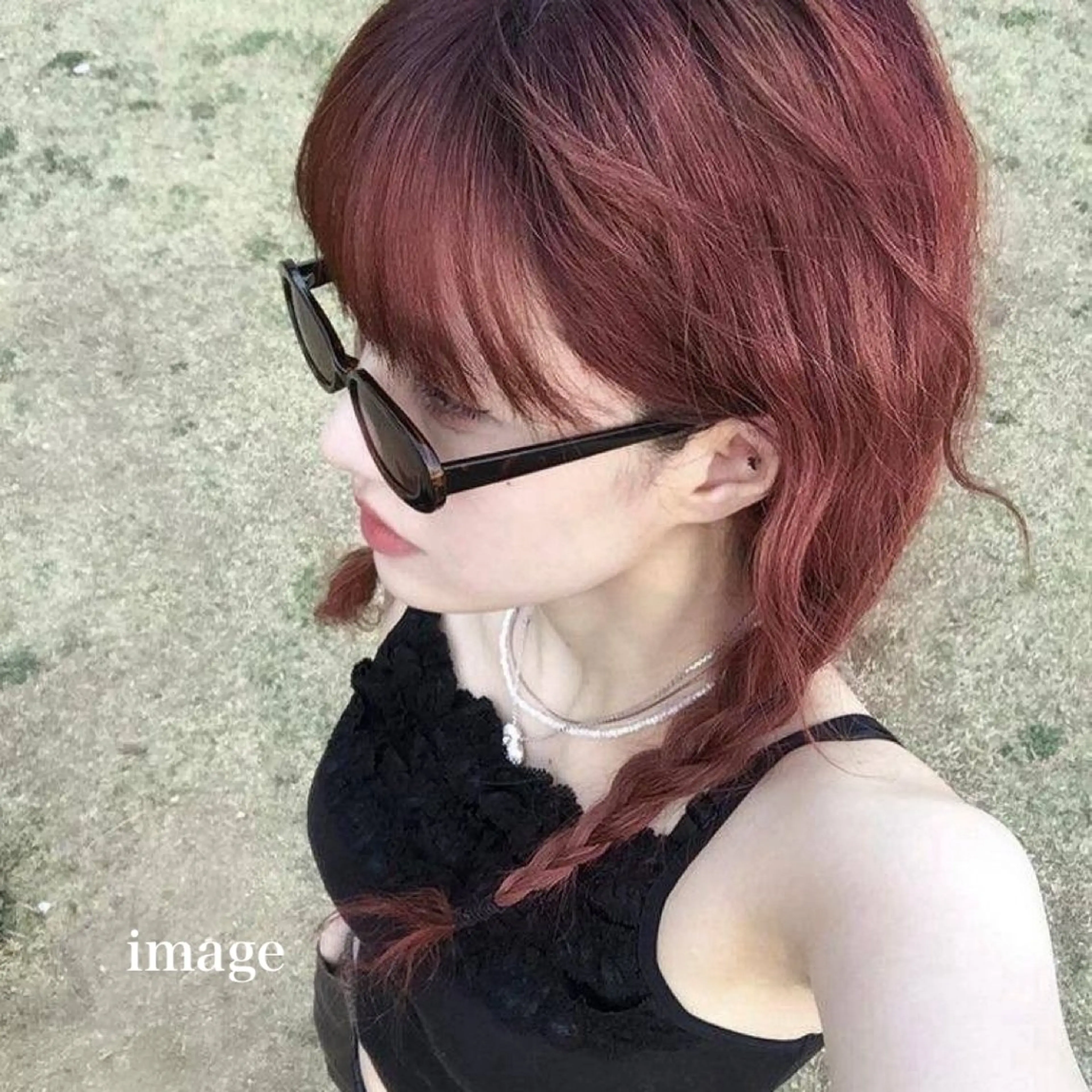 ロング 🥀ワンホン風暖色 カラーRISA🥀のヘアスタイル