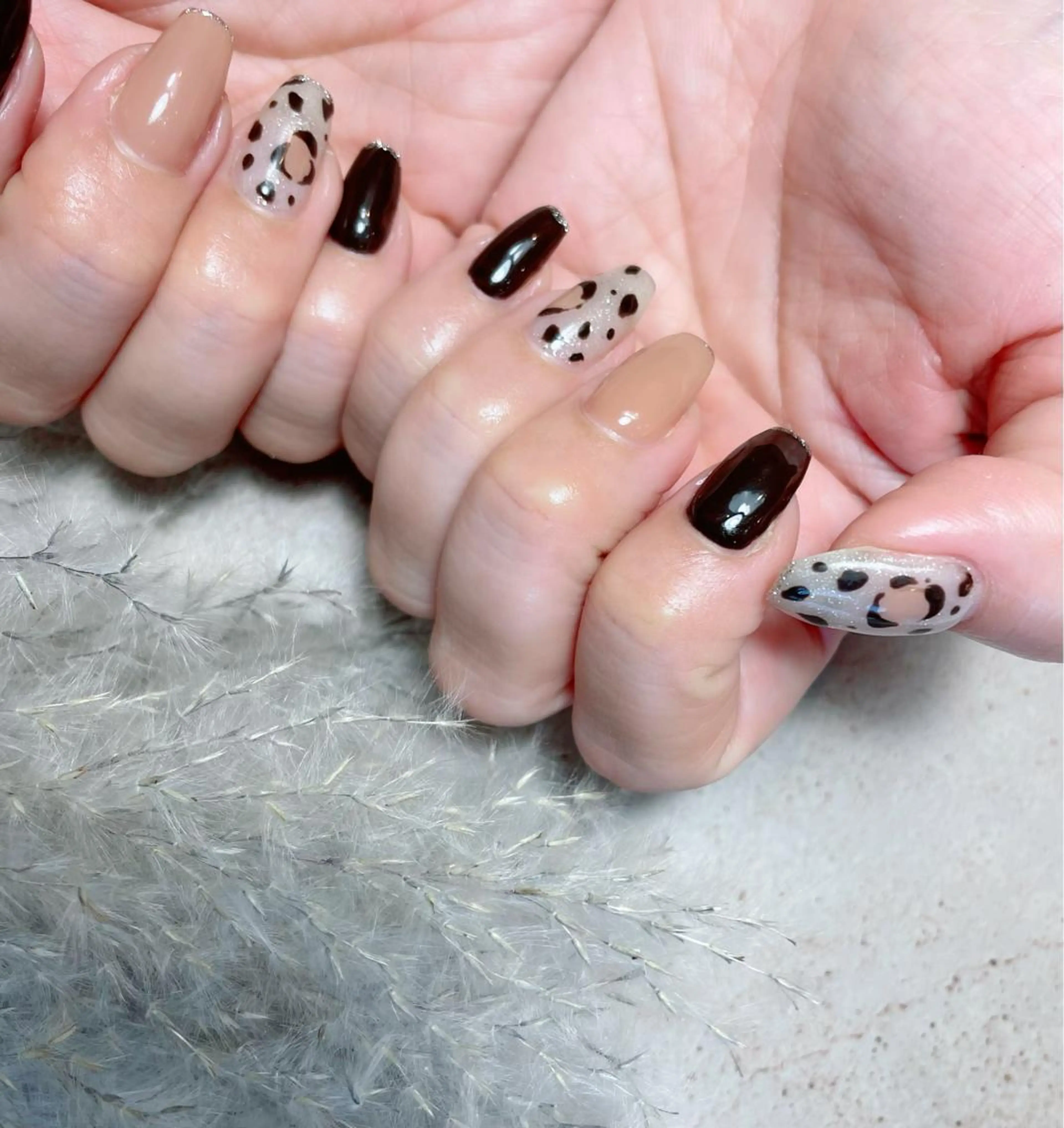 ネイル アニマル柄 nailsalon SIMB.のネイルデザイン