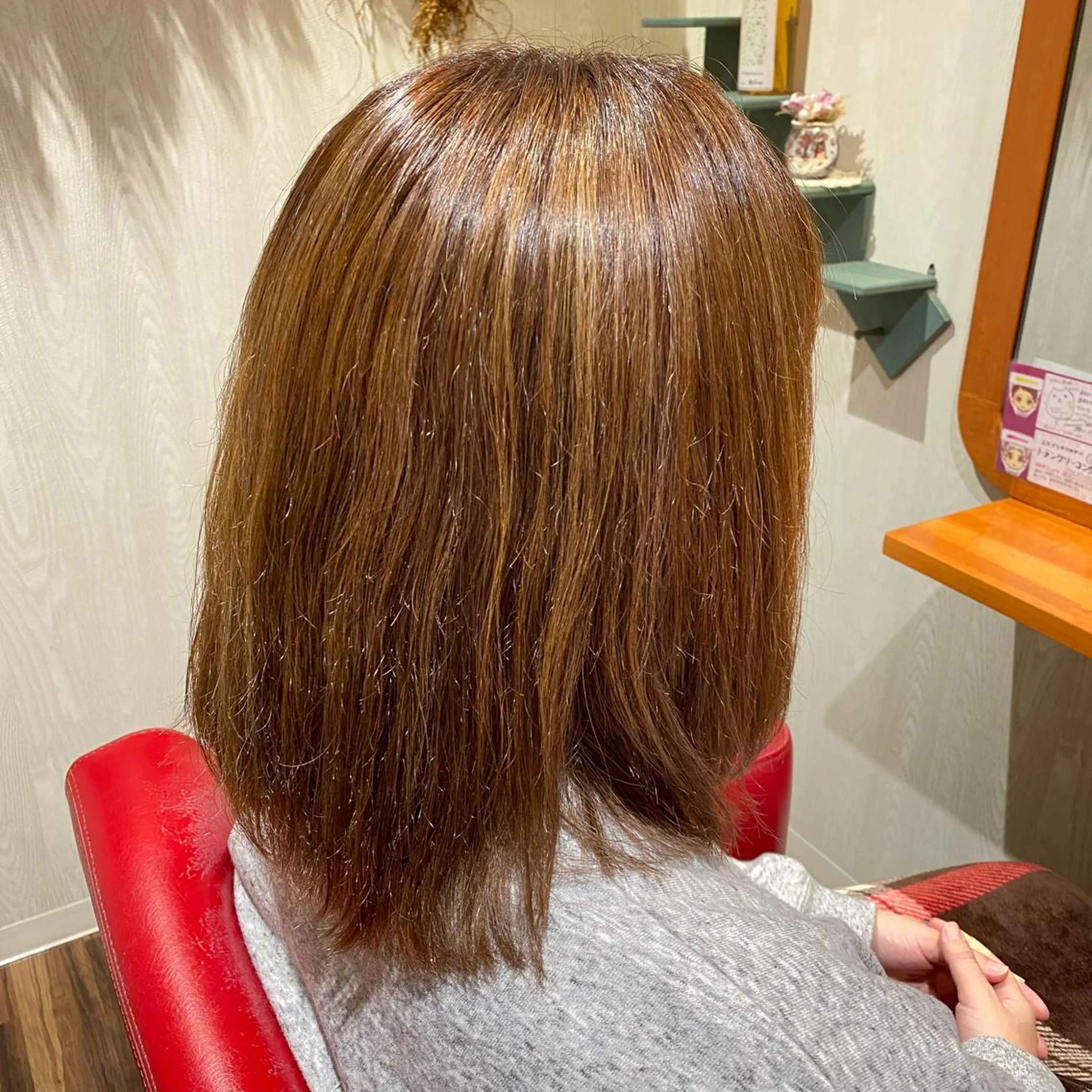 ミディアム カラー ハイライトカラー ハイライト 'Inovel'所属・木宮 美緒のヘアスタイル