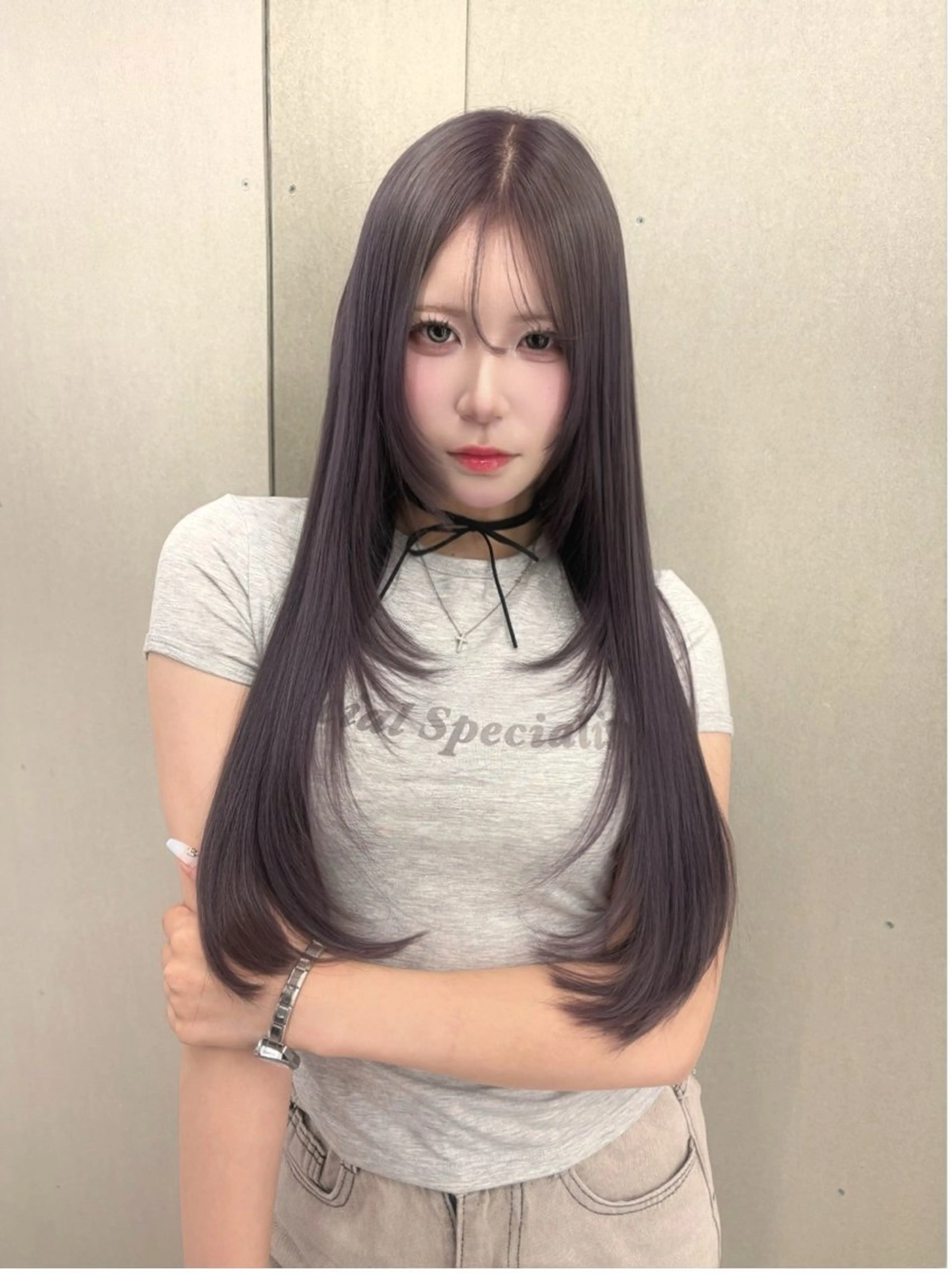 カラー ヘアカラー Harune/うる艶 ハイトーンのヘアスタイル