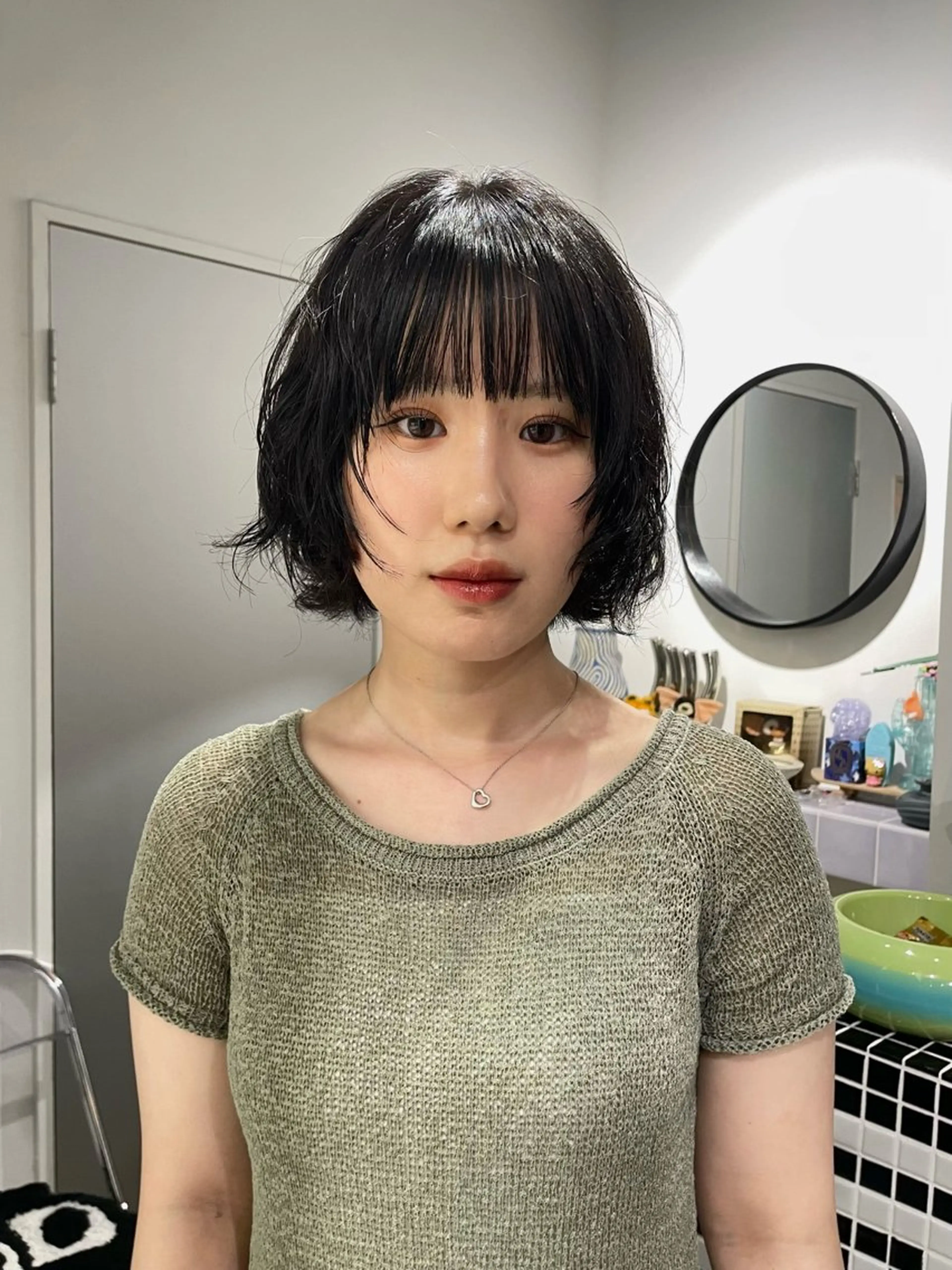 ミディアム カット トリートメント groovy所属・学芸大学/bob/ Sakuraのヘアスタイル