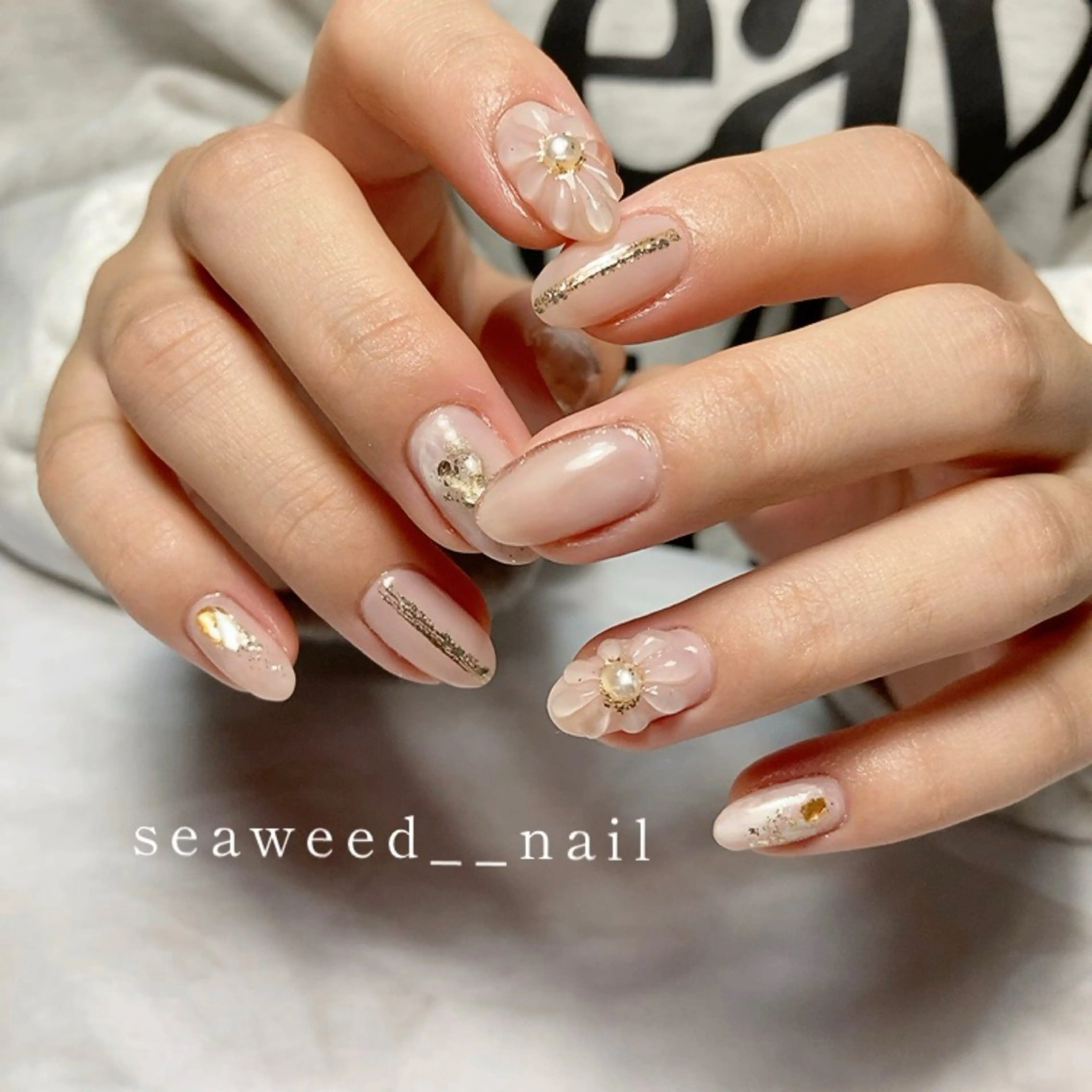 ネイル ハンドネイル seaweed nailのネイルデザイン