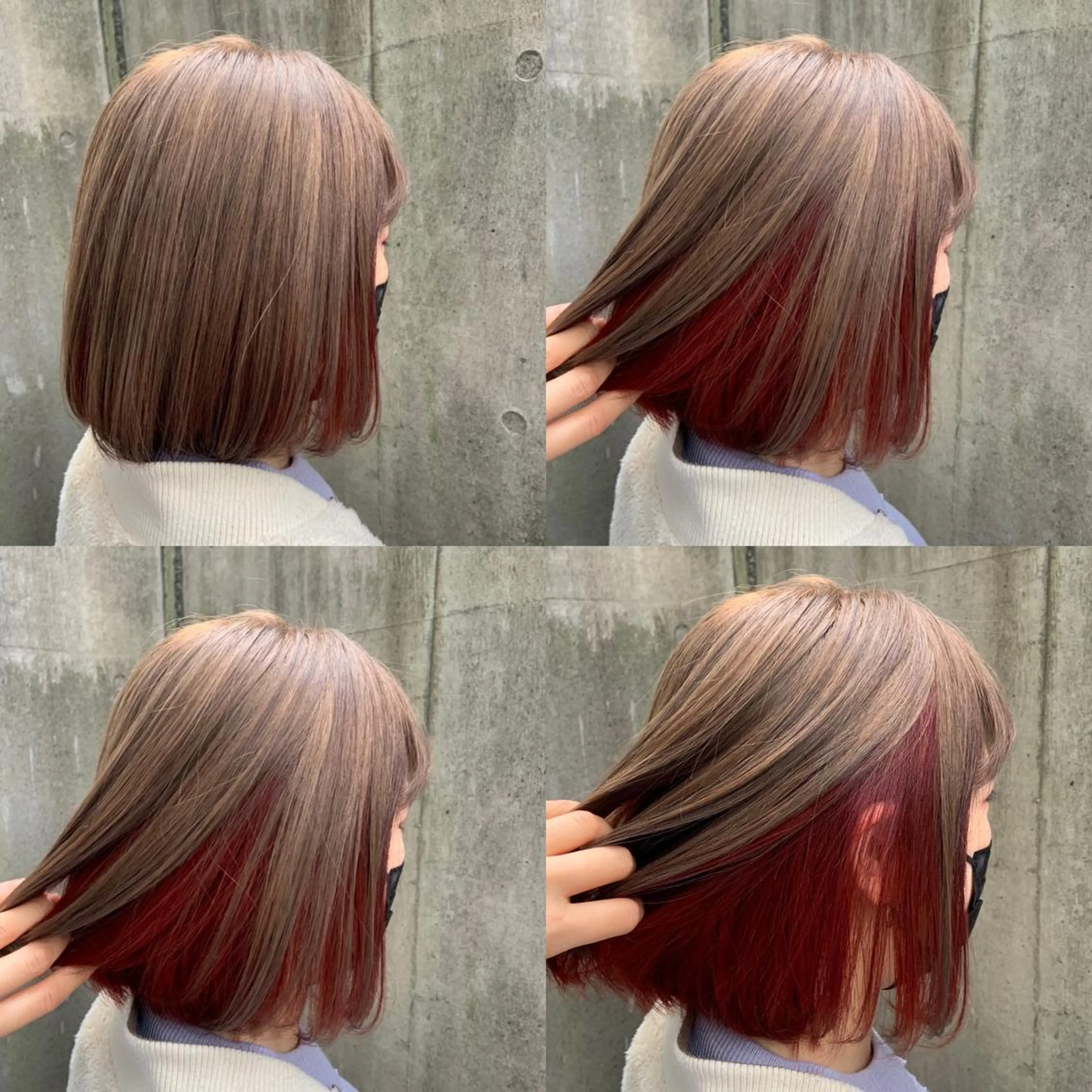 ミディアム カラー 🤍透明感/韓国風 🤍サクラギヒトミのヘアスタイル