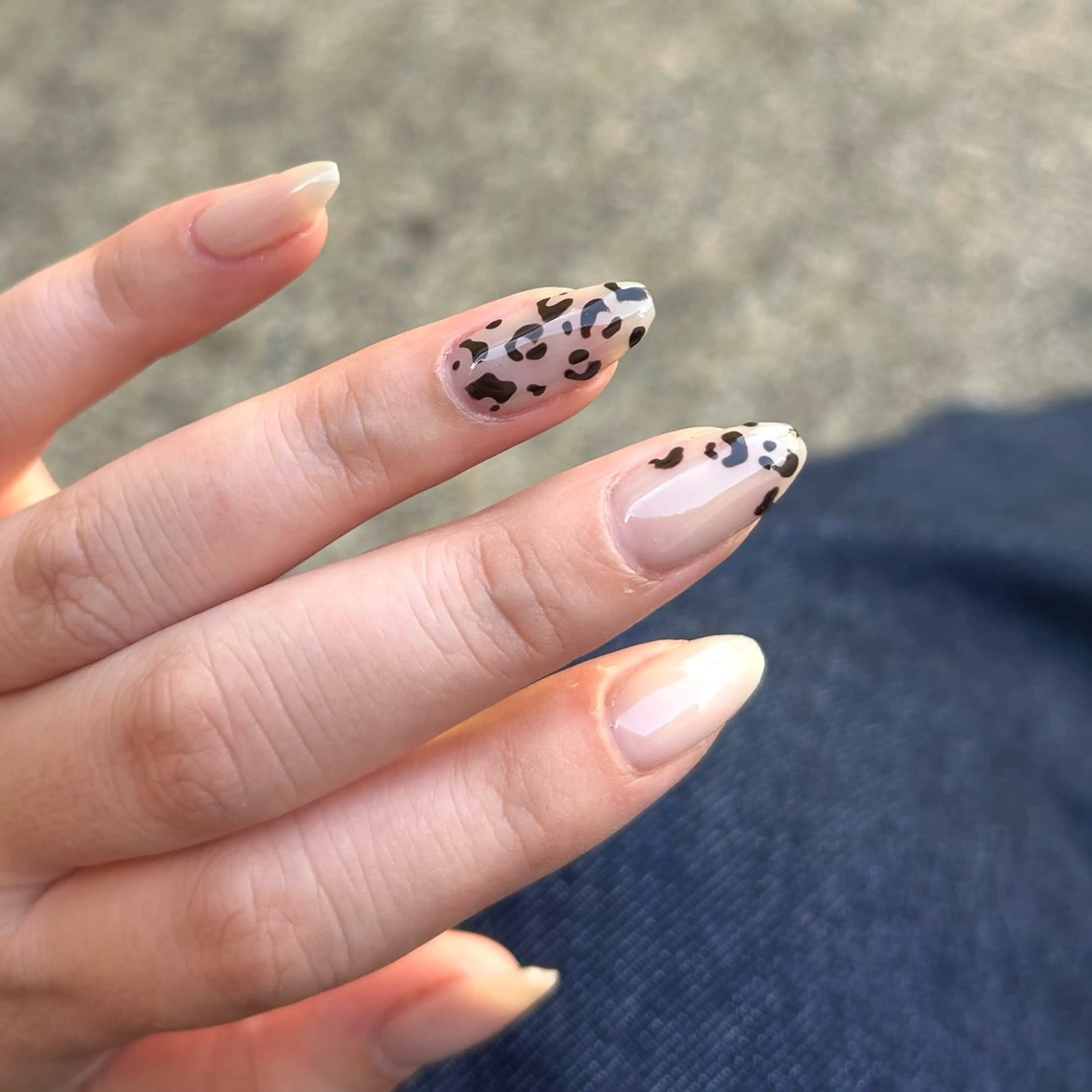★キャンペーンメニュー★【ハンド💅✨/アート２本】レオパード柄🐆🩵の写真