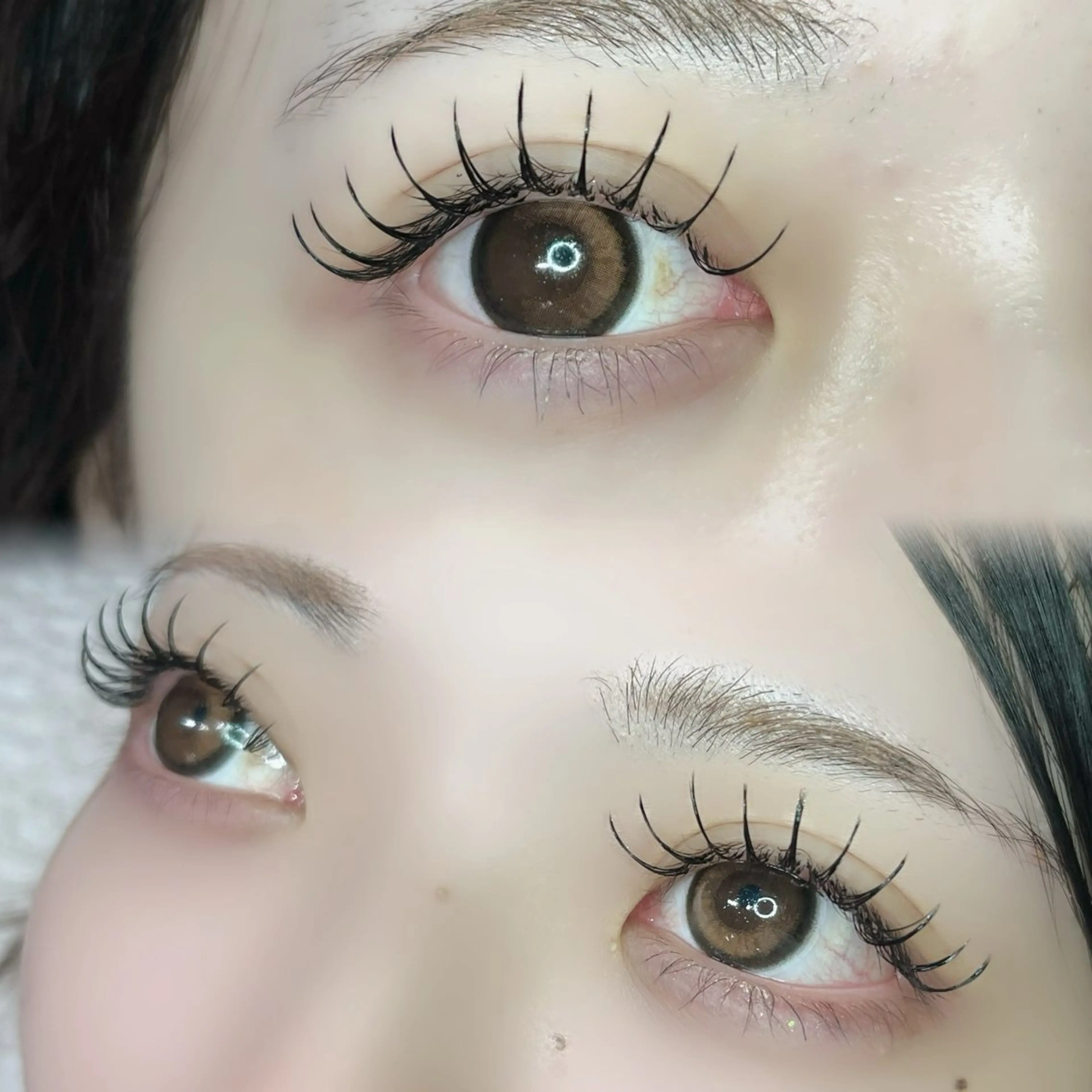 ❣️当日限定【オフ込】💡⠜LEDフラットラッシュ120本❣️コーティング束感仕上げ✧の写真