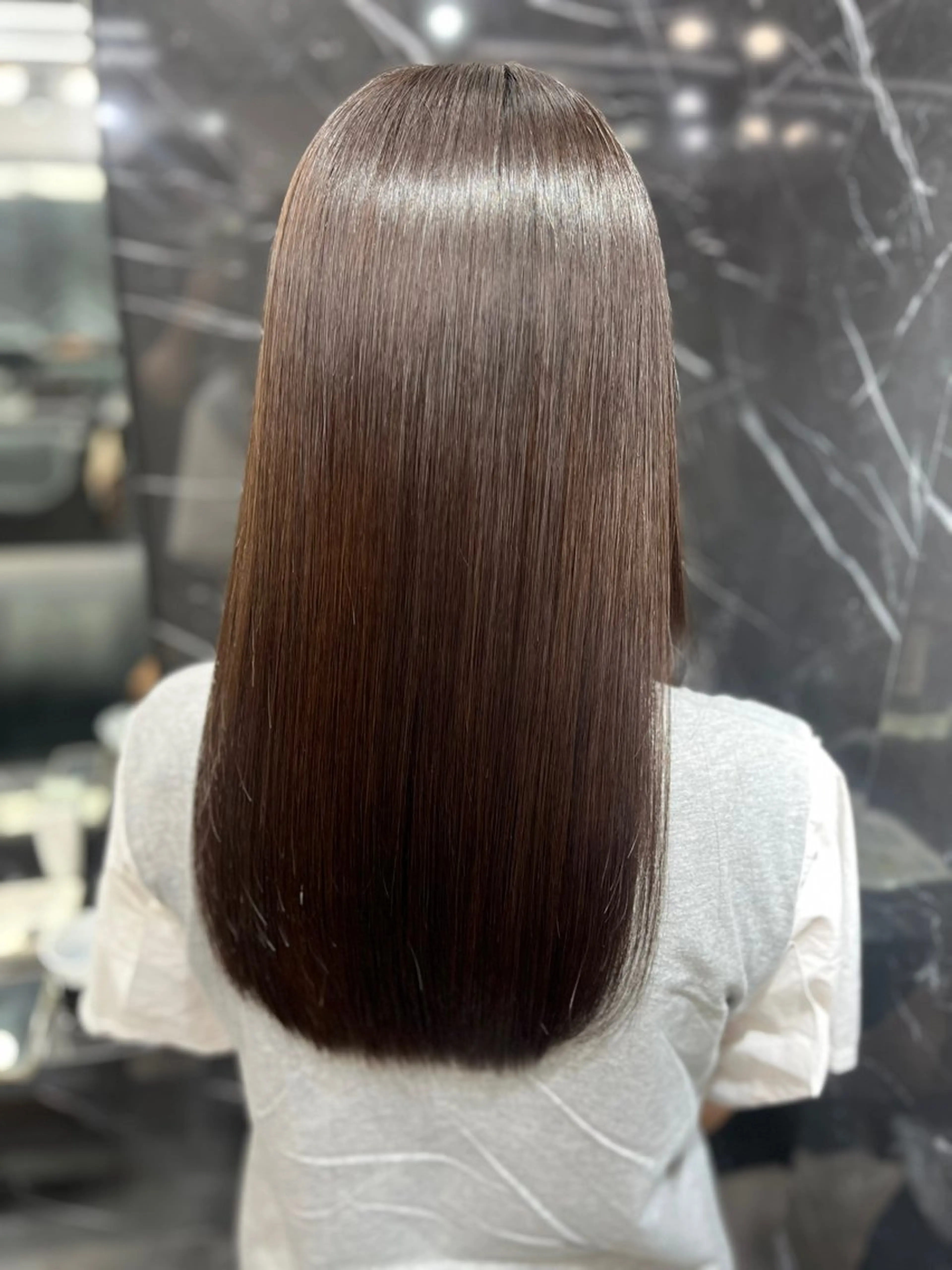 セミロング カラー くせ毛 SALOWIN神戸三宮Suite店所属・神戸本格派髪質改善 /MITSUKIのヘアスタイル