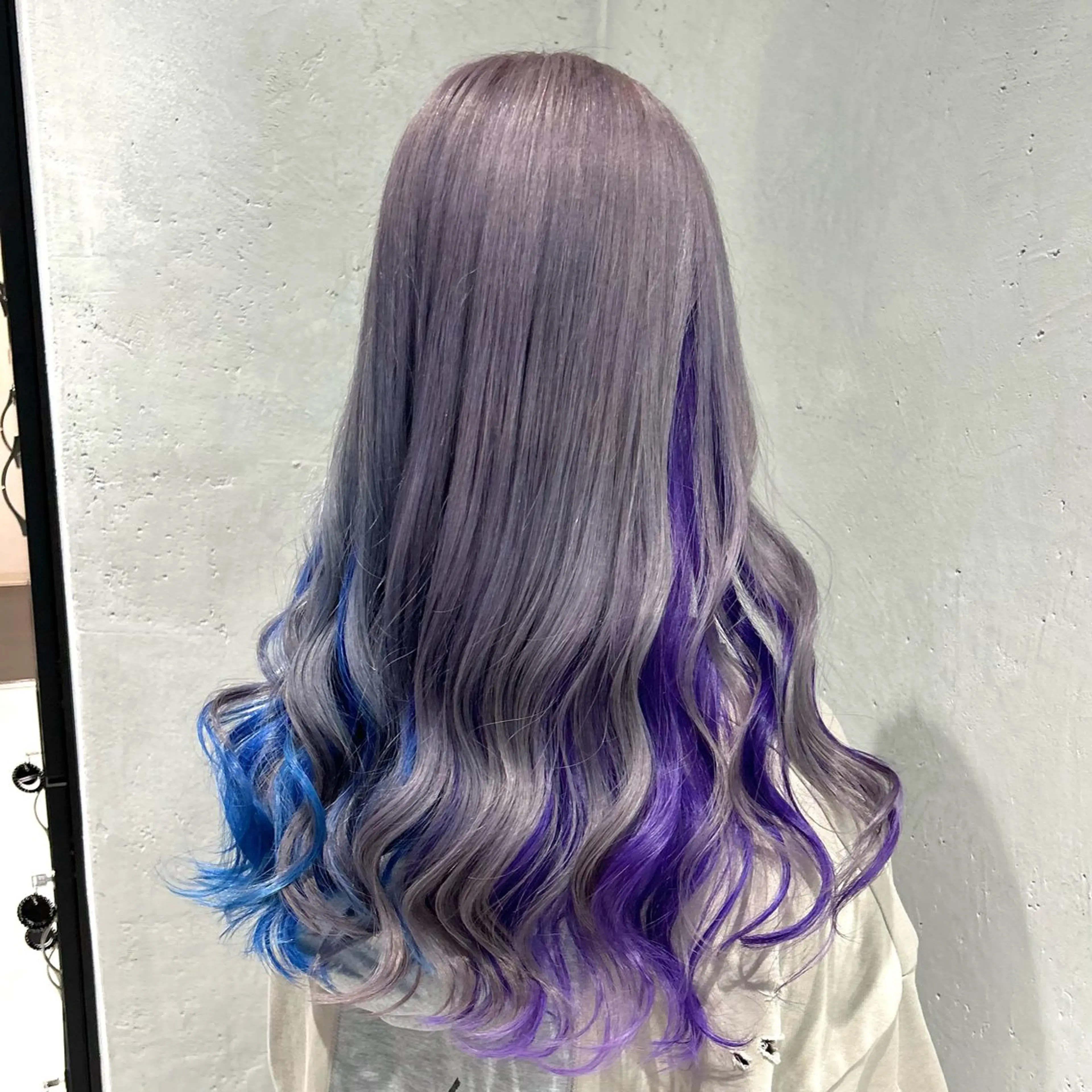 カラー ベージュカラー ブリーチ ダブルカラー グレージュ ハイトーンカラー ミルクティーベージュ /ピンク/大阪/堀江のヘアスタイル