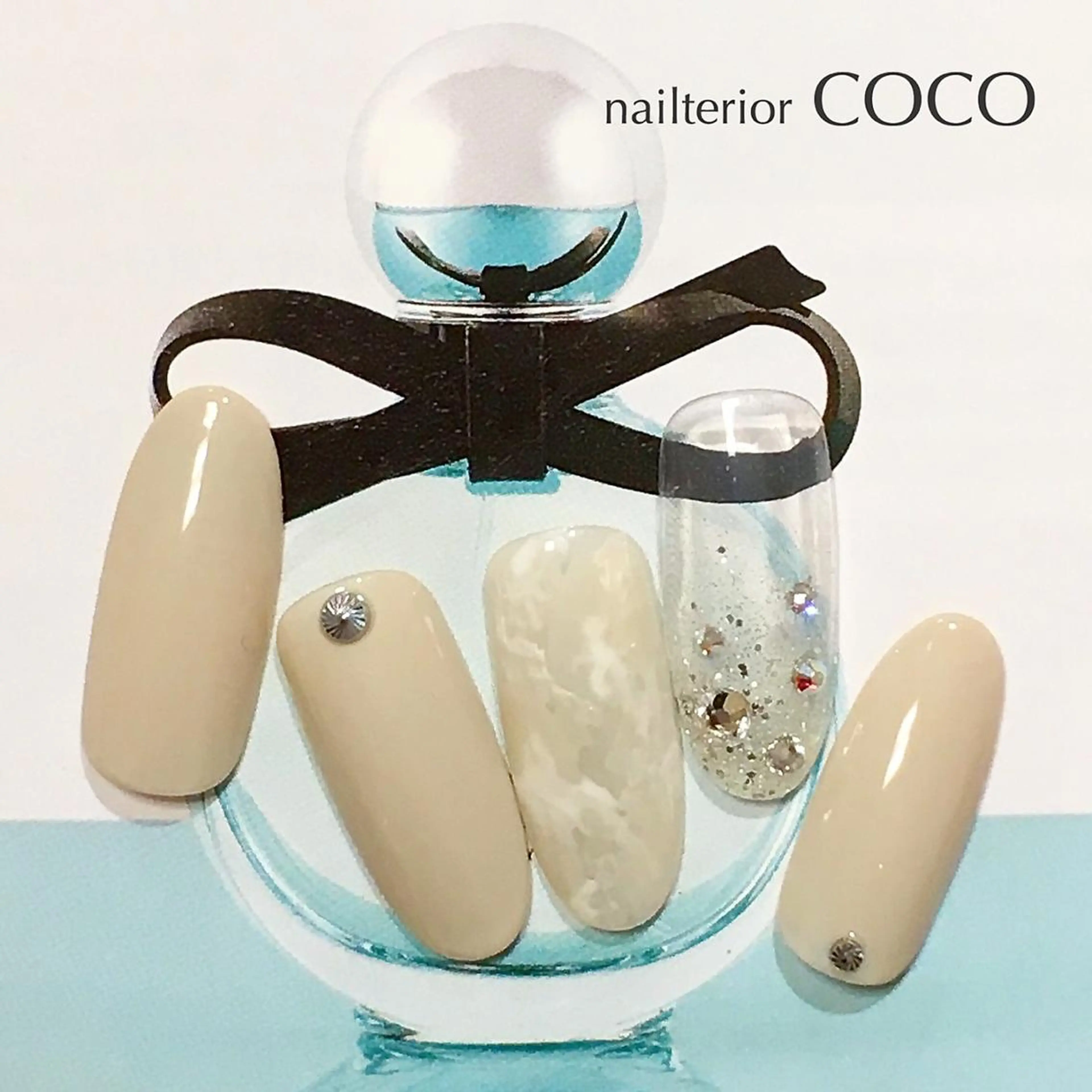 ミディアム nailterior COCO 🌸.hのネイルデザイン
