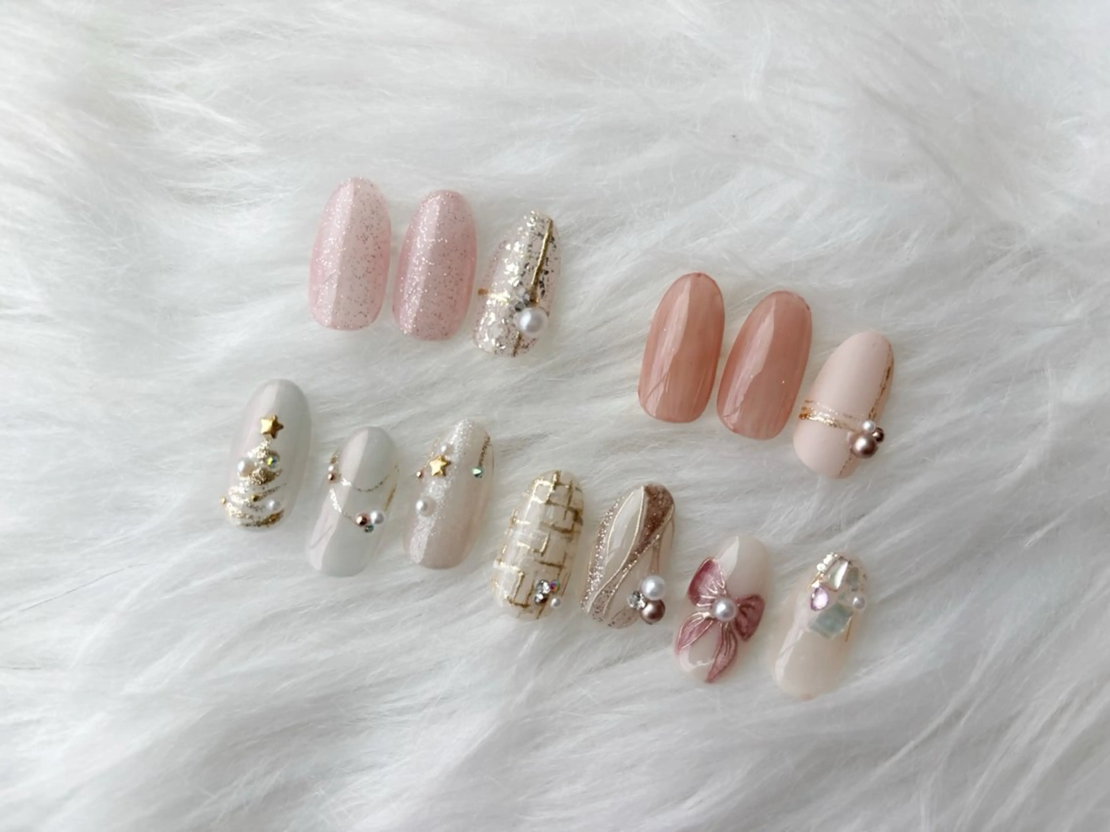 クリスマスネイル 8,250円の写真