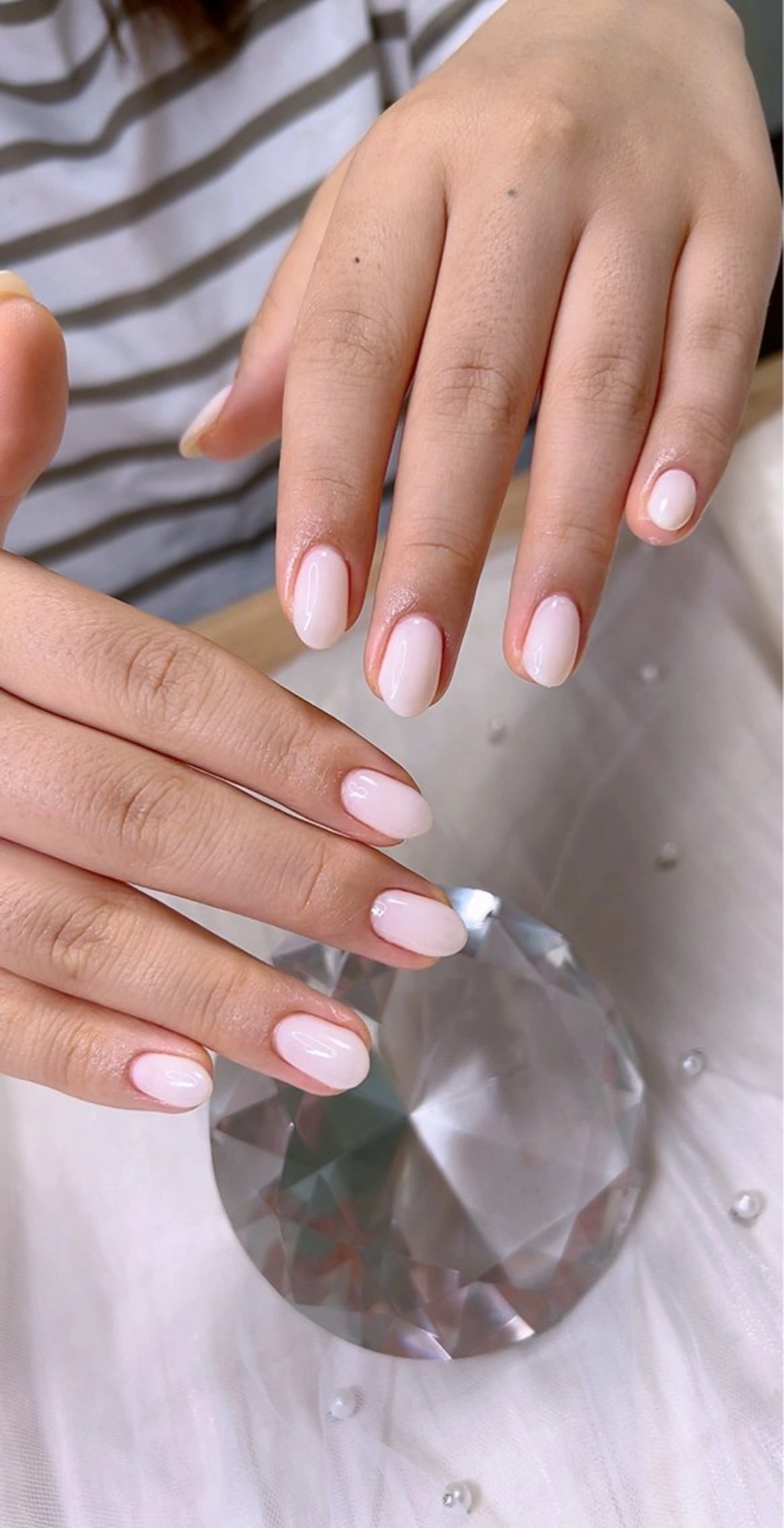 ネイル オフィスネイル ワンカラーネイル シンプルネイル Cute Tips nailのネイルデザイン