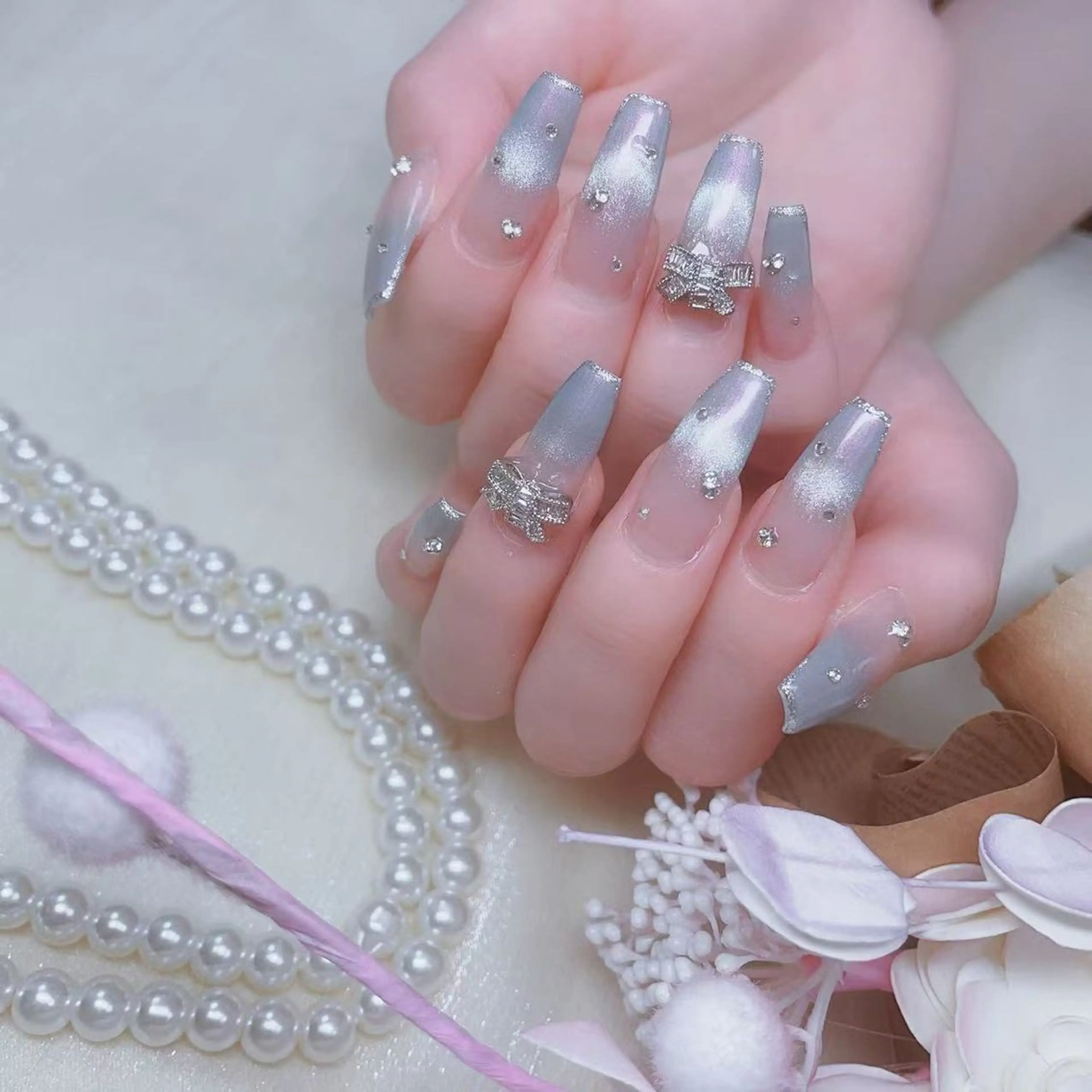 ネイル チークネイル フットネイル フレンチネイル ジェルネイル グラデーション pastel nail所属・pastel nail🍀新宿のネイルデザイン