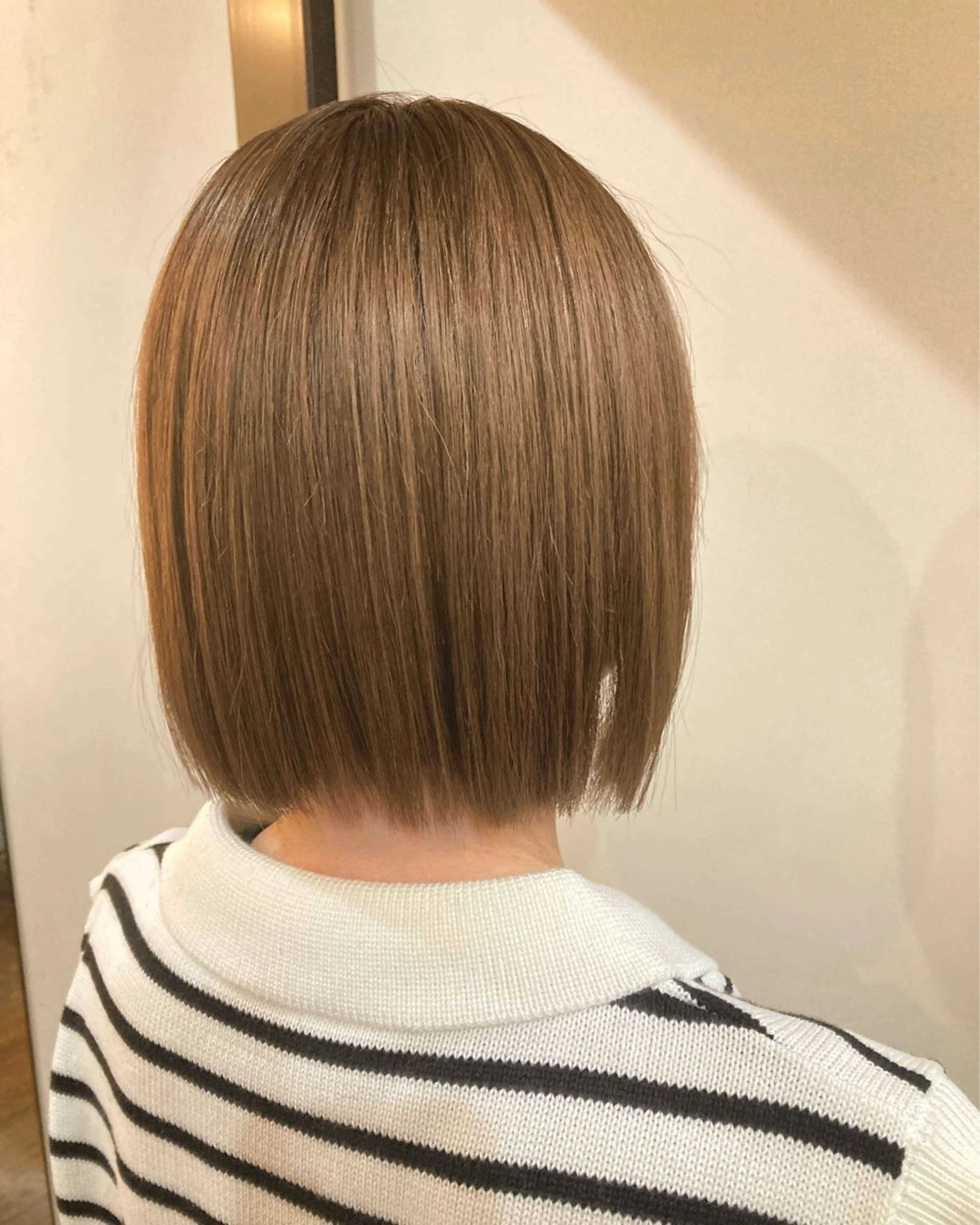 ブリーチは使わないダブルカラー　透明感カラーご希望の方にの写真