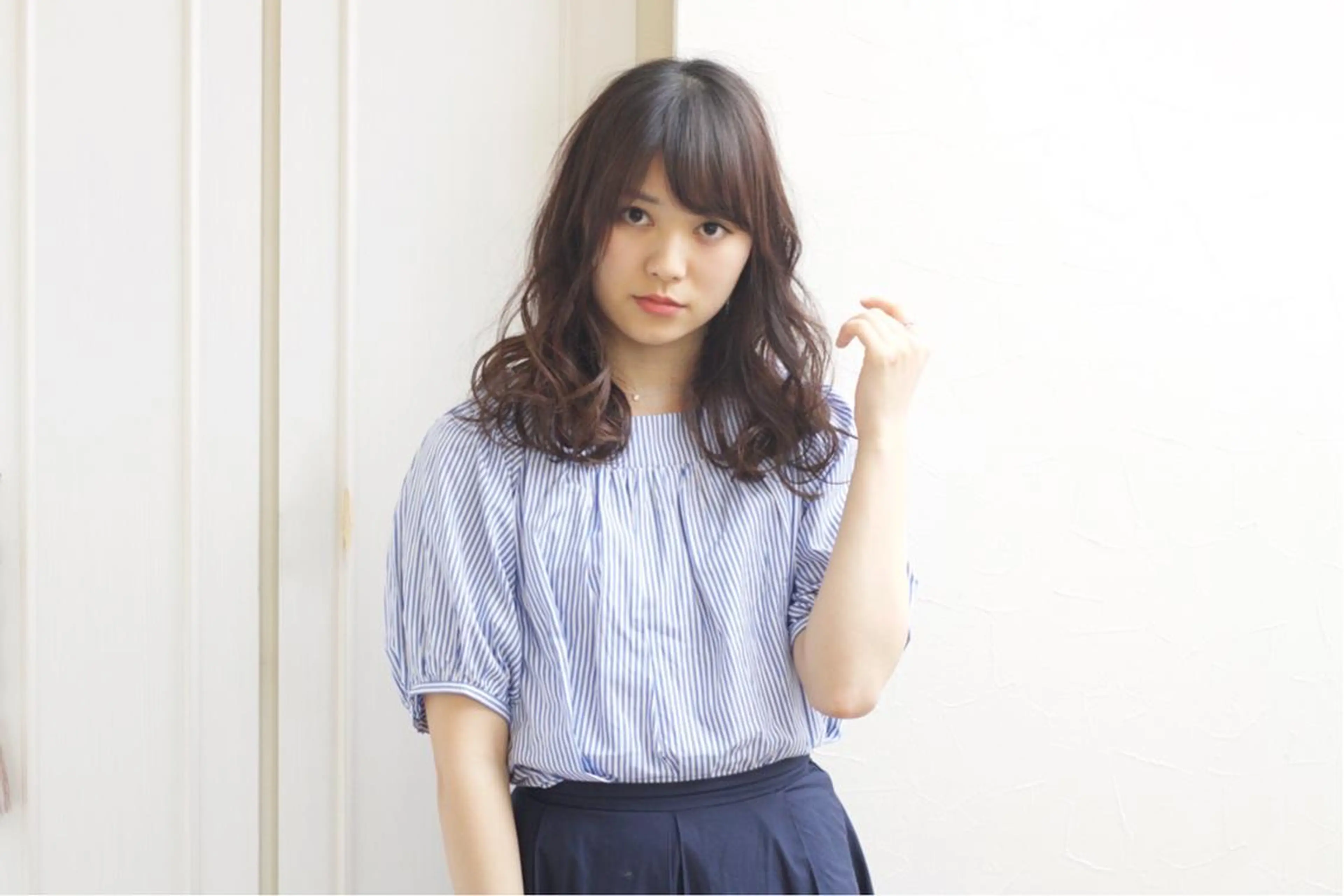 セミロング カラー セミロングパーマ イルミナカラー カット ヘアカラー トリートメント 尚平 髪質改善 大人のデザインカラーのその他イメージ