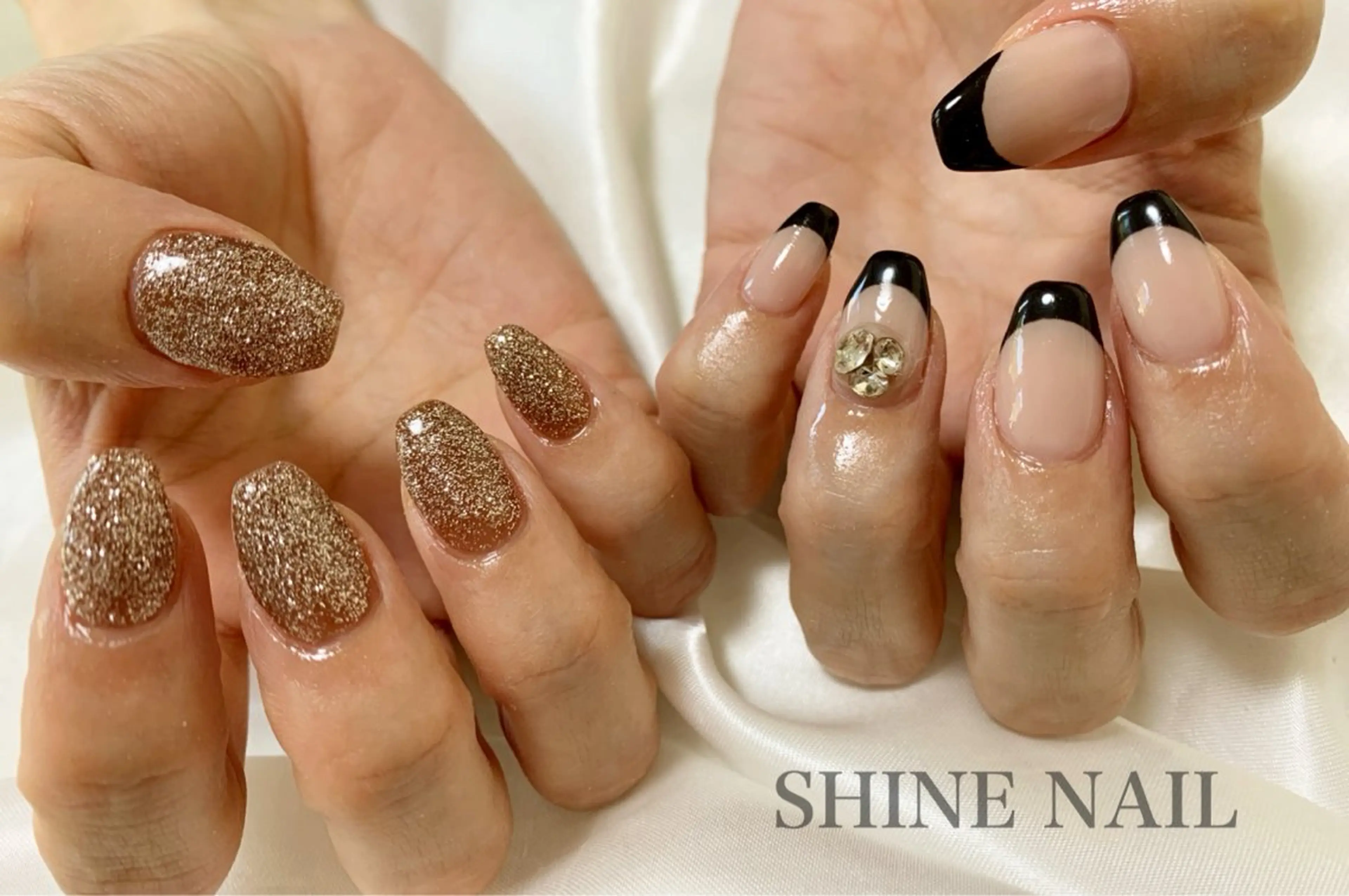 ショート ハンドネイル SHINE NAILのネイルデザイン